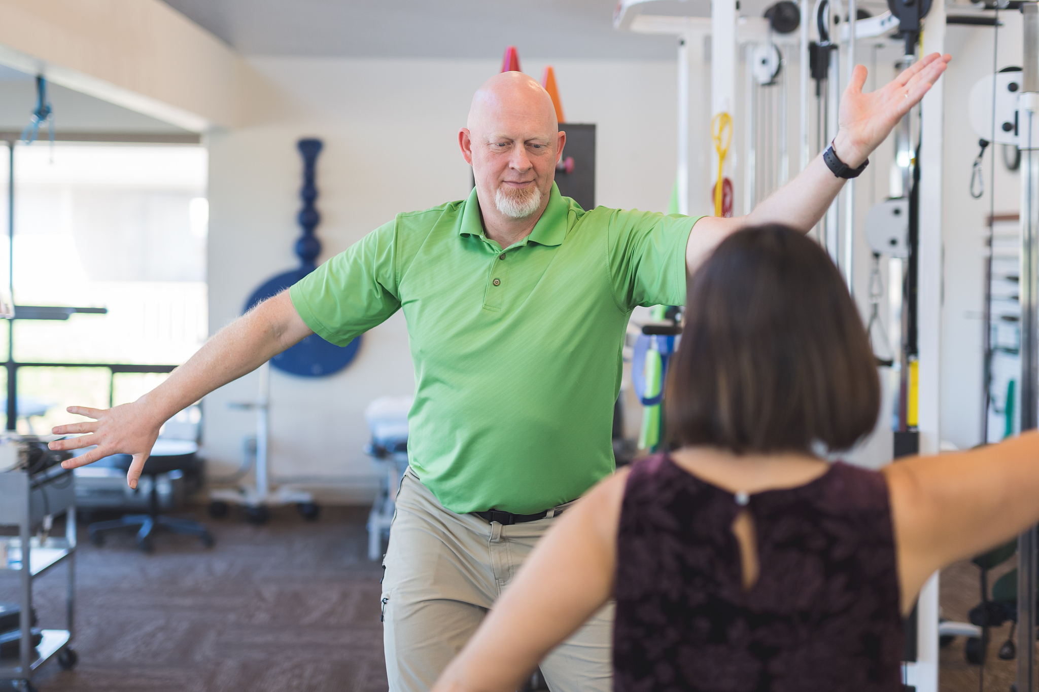 tai chi in a physiotherapy clinic