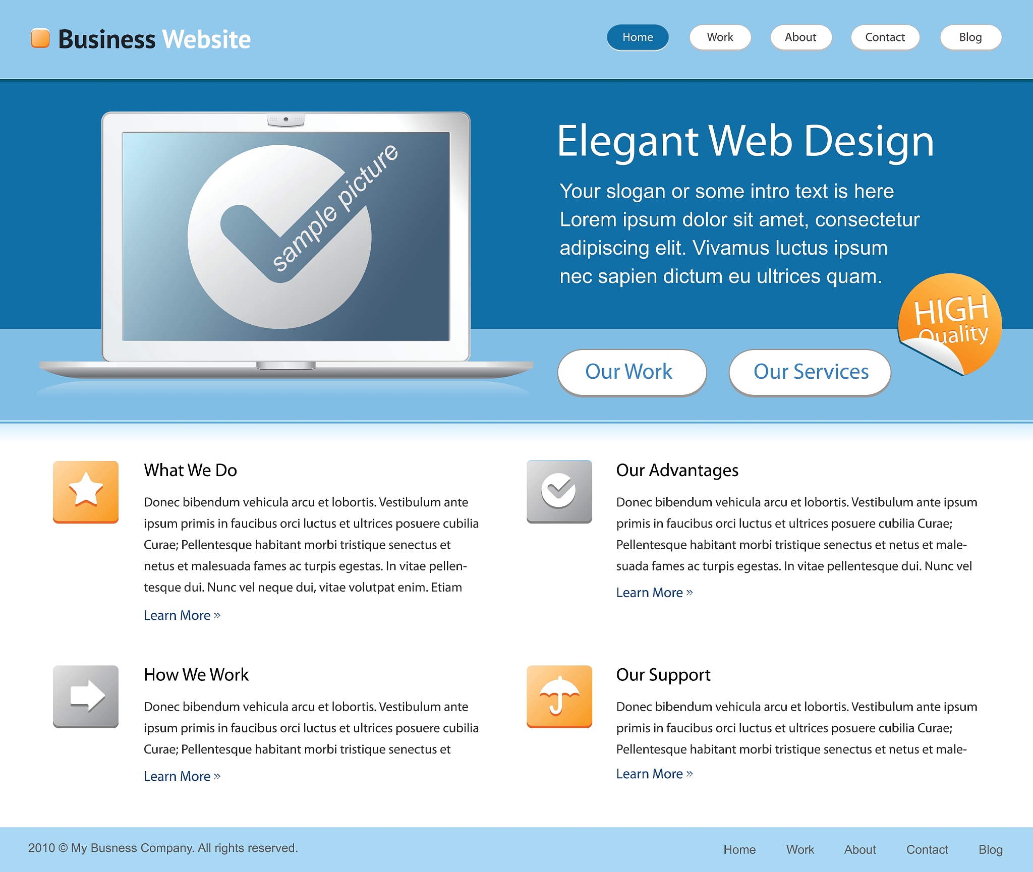 web template
