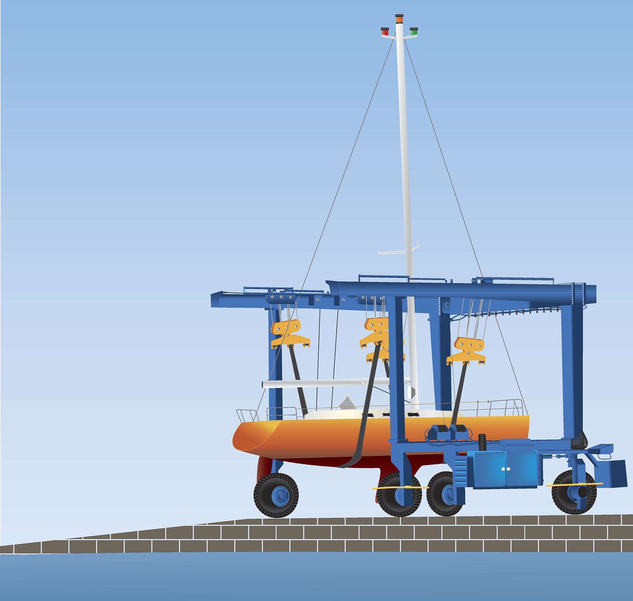 Multiple Yard Cranes Scheduling in Container Blocks: An Intelligent Algorithm Approach