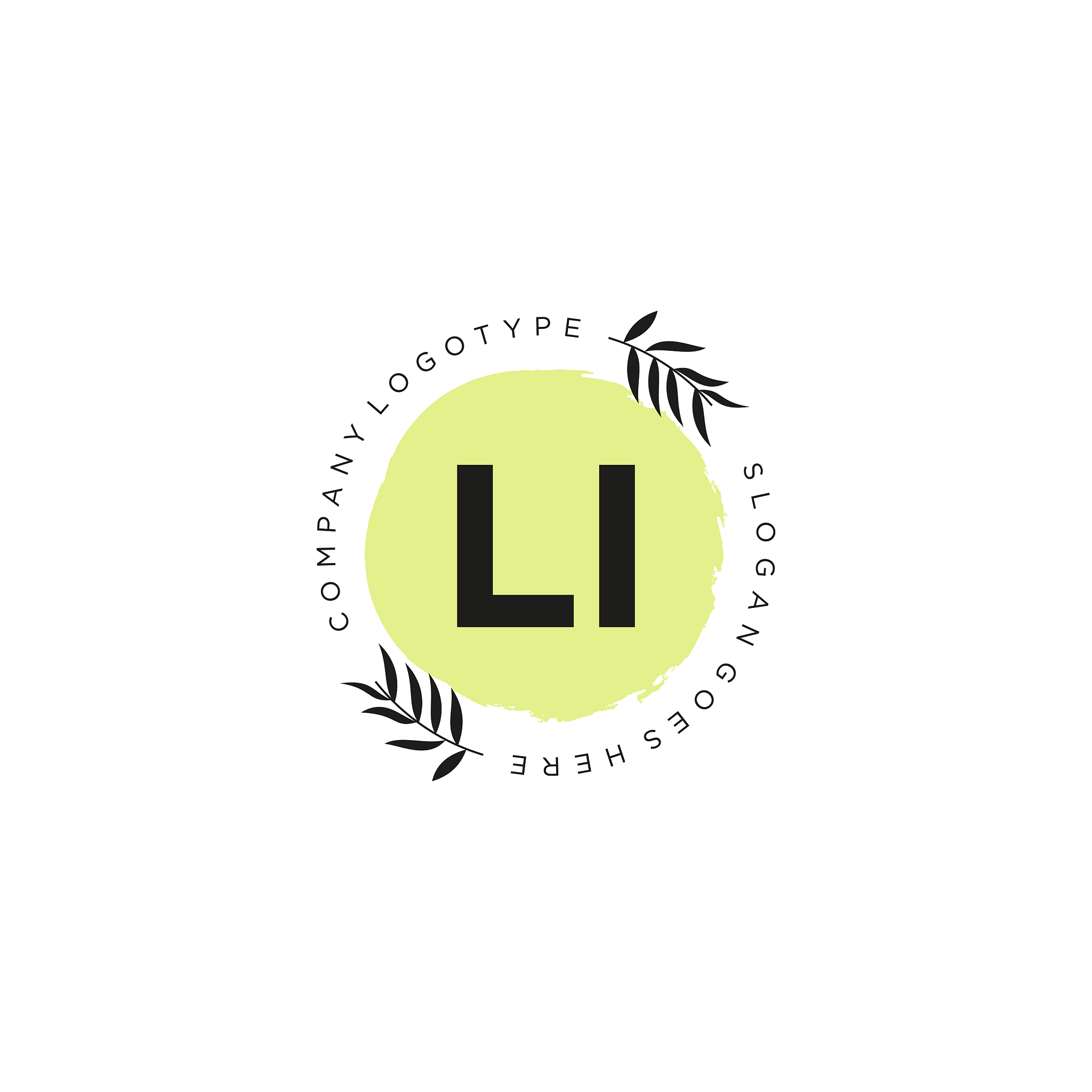 li letter logo icon design template elements