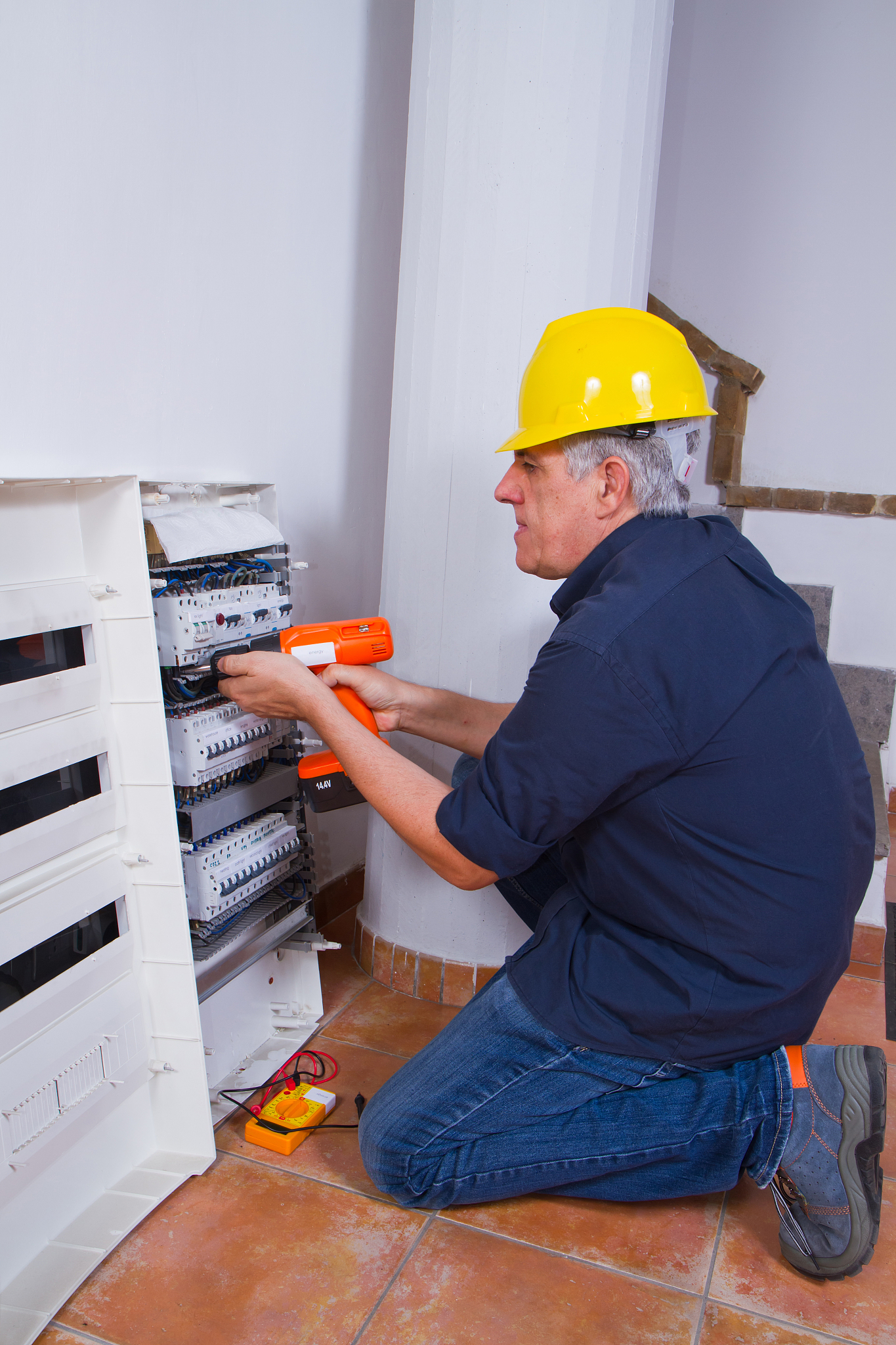 electrician at work