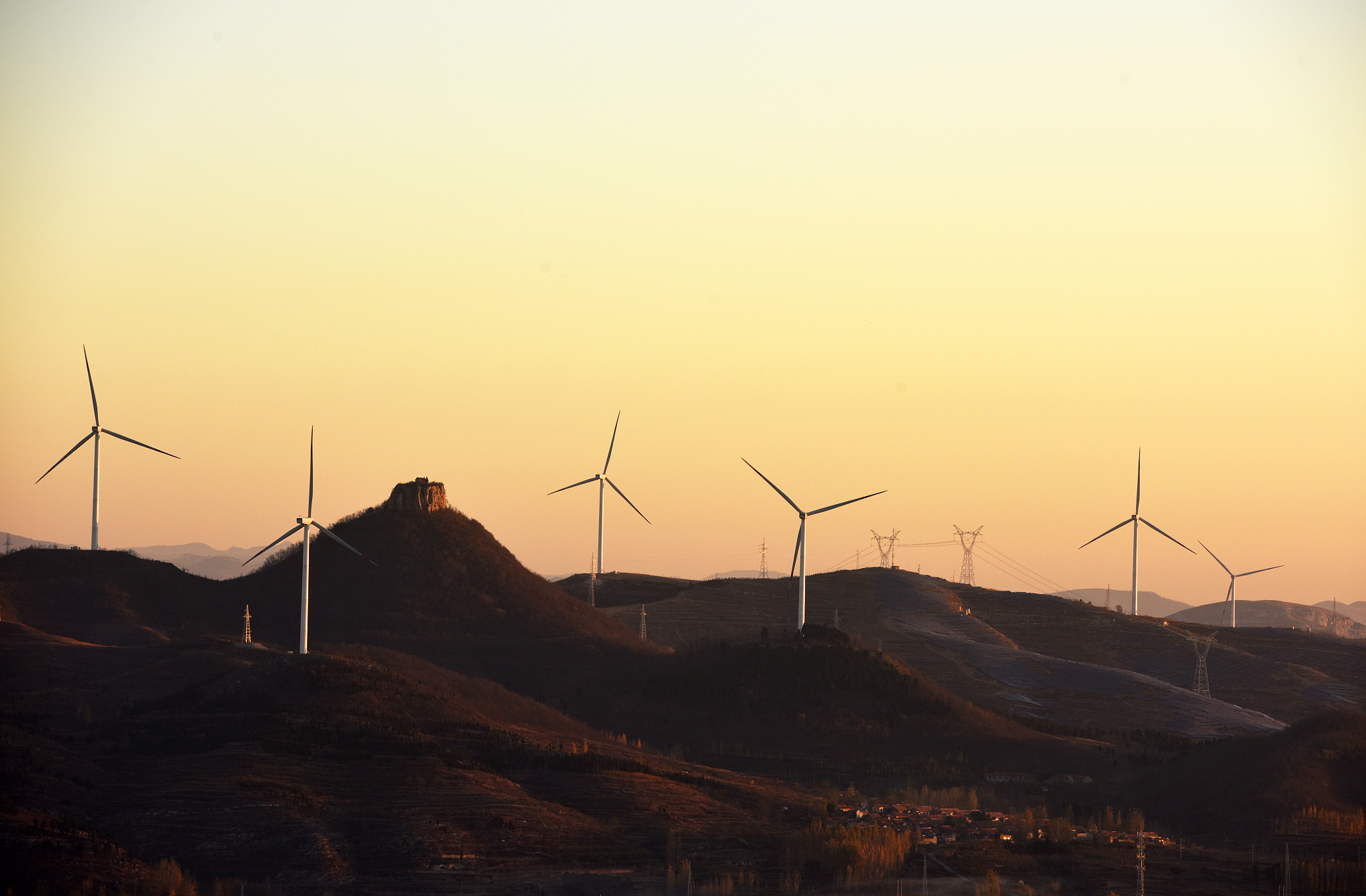 wind power in rural china