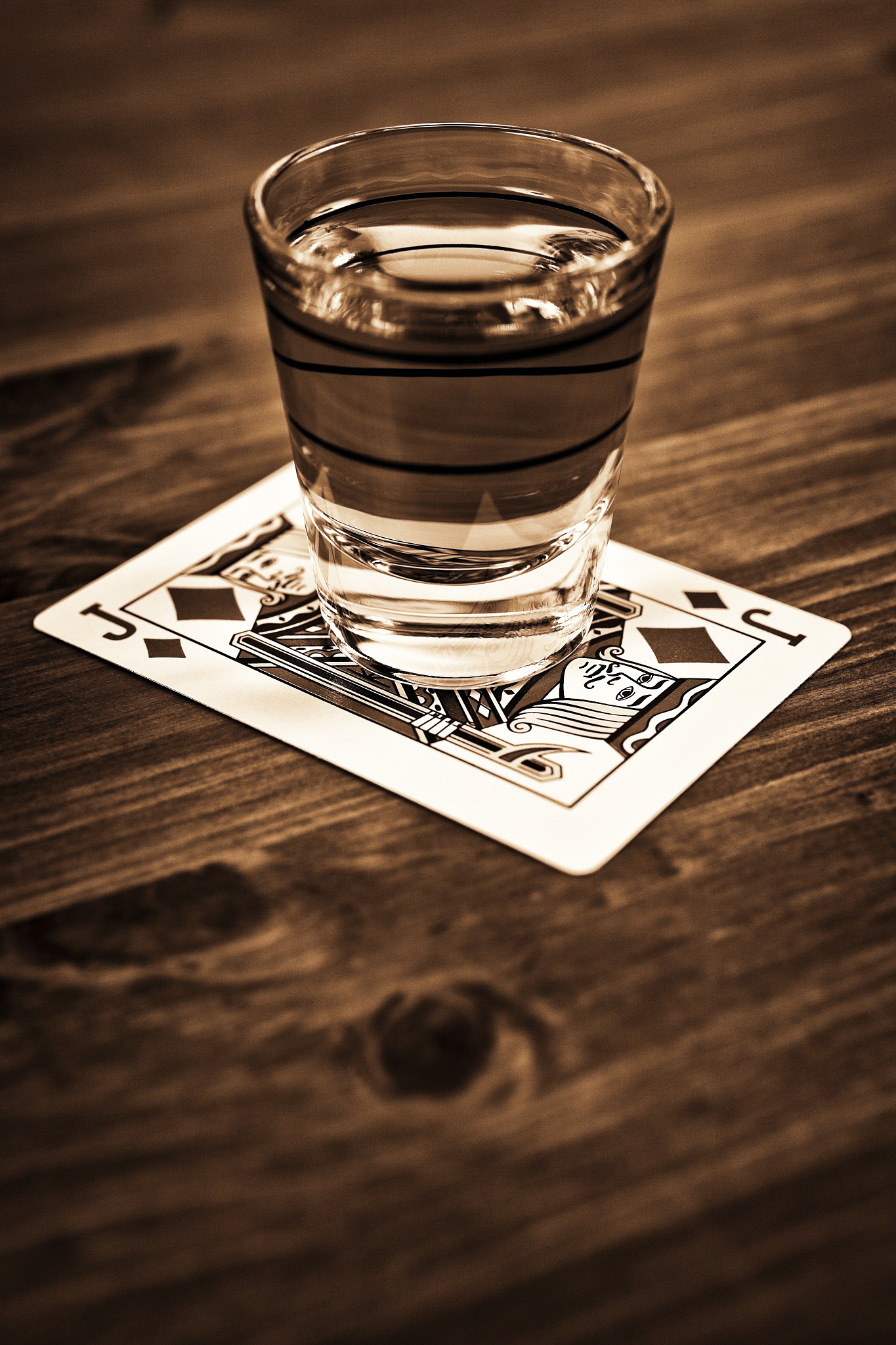 whisky and jack of diamonds