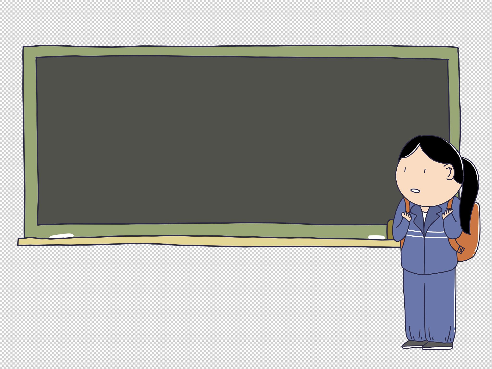 元素:上课的女学生