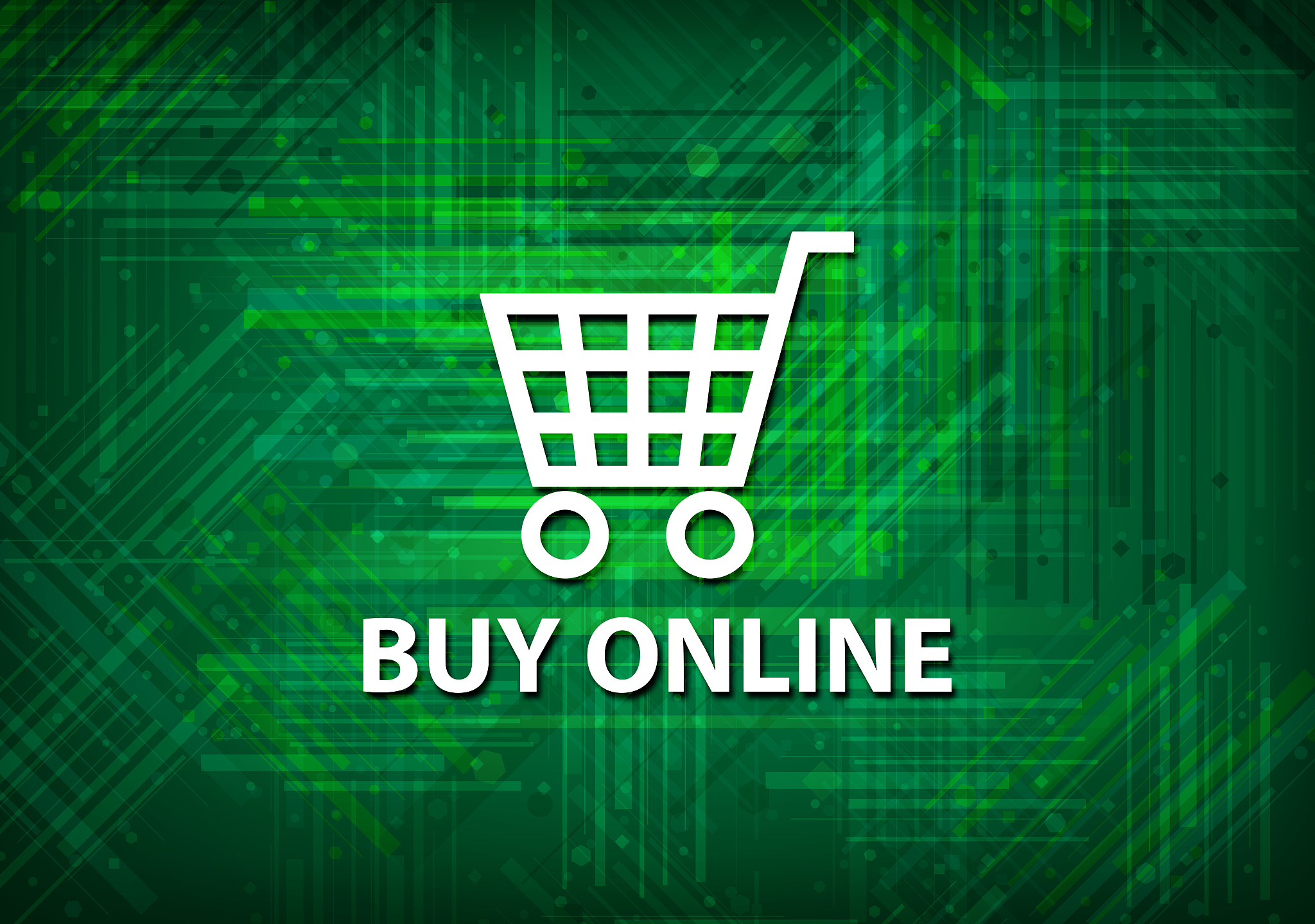 buy online green background