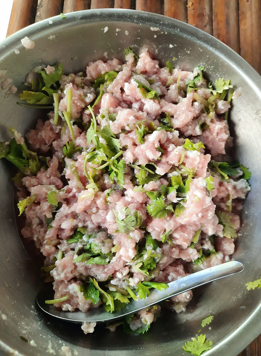 小葱素馅怎么调，