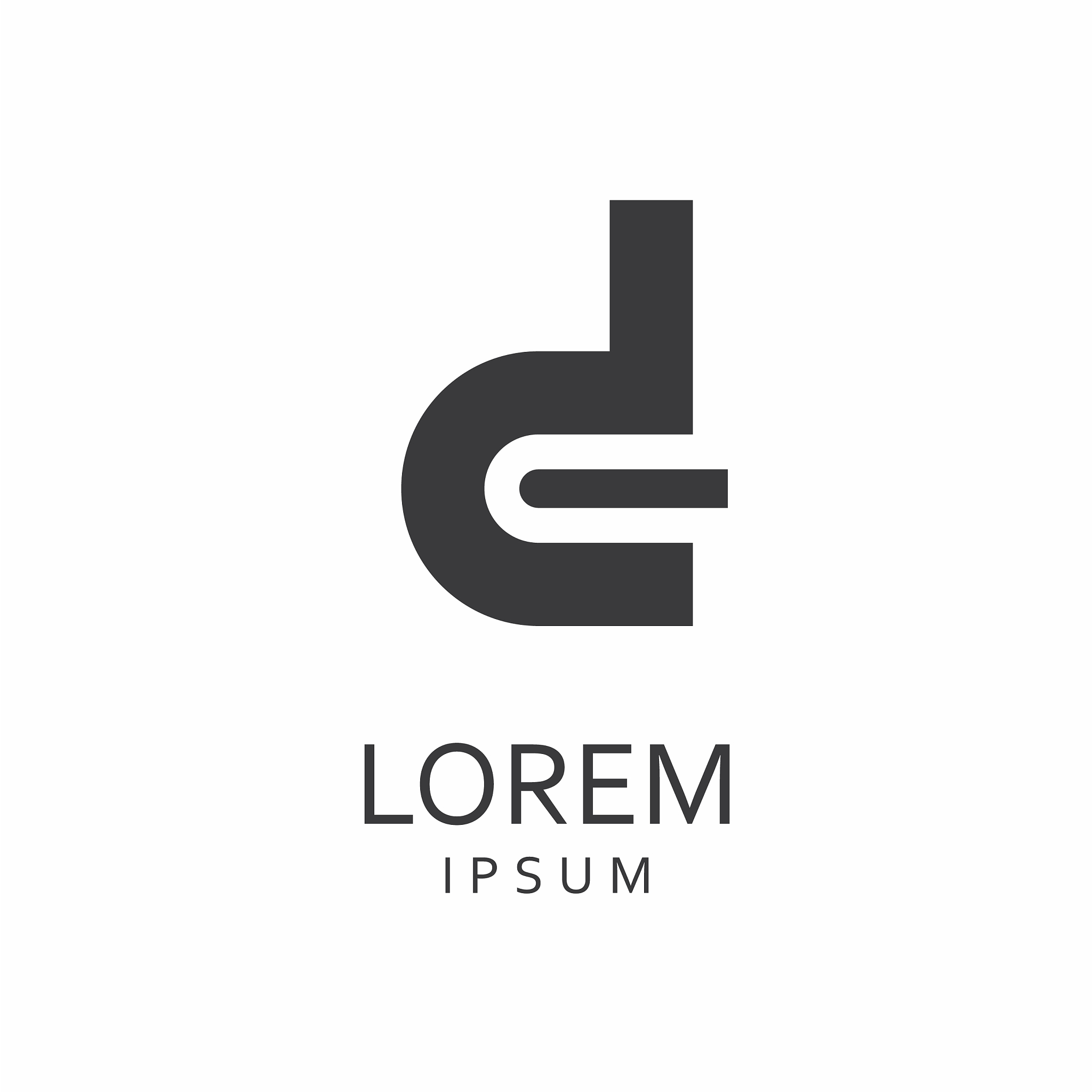 d letter logo icon