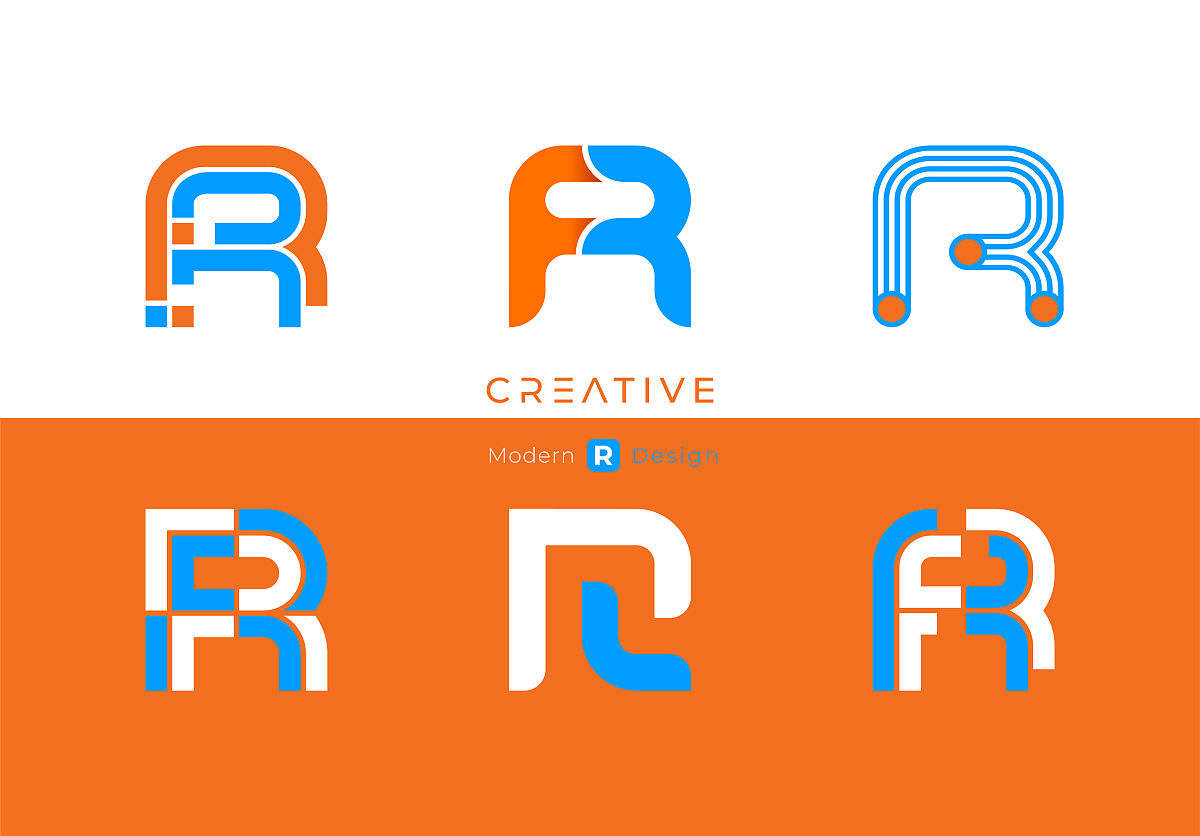 <strong>r</strong>标志字母设计