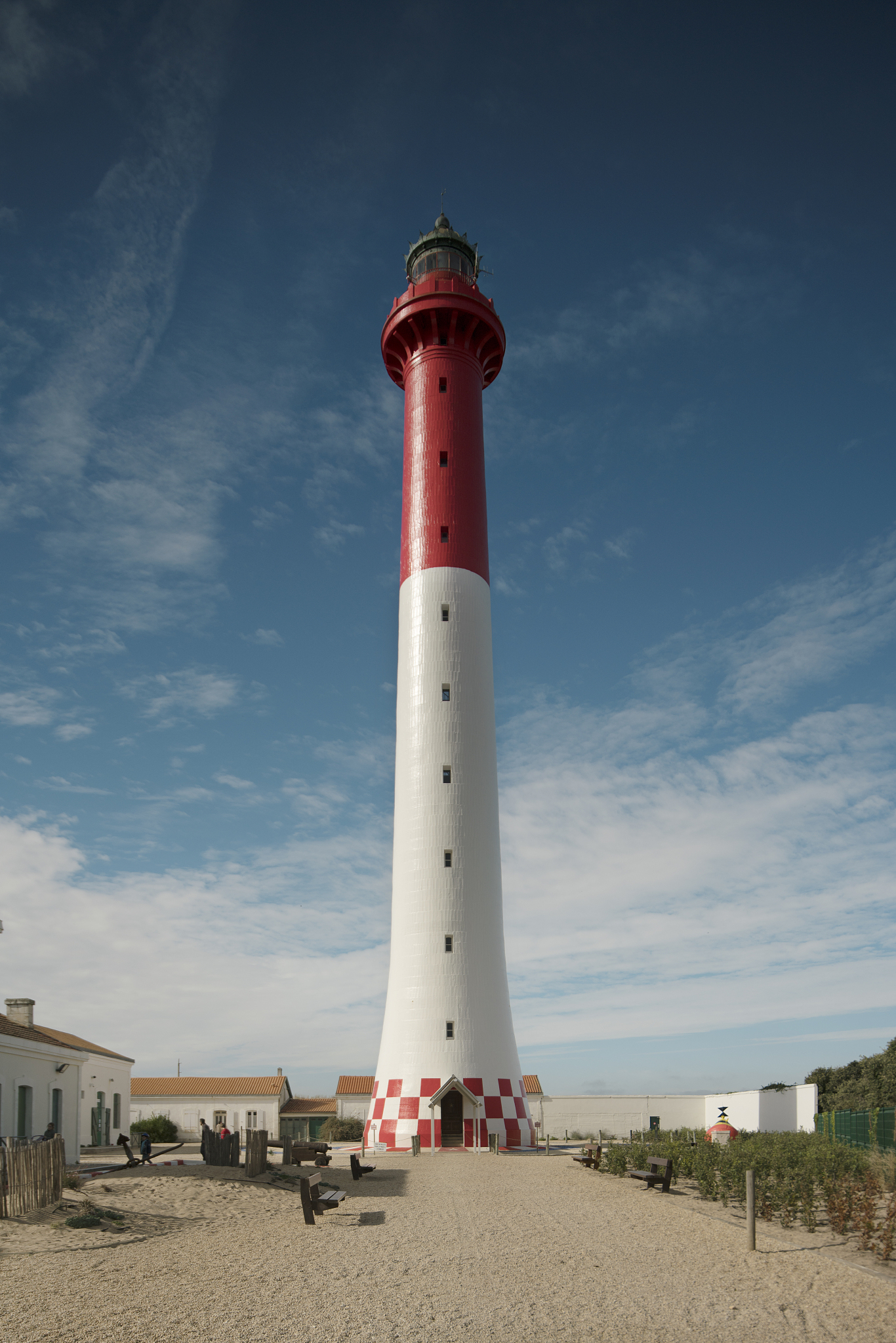lighthouse of la courbe, grande cte, france
