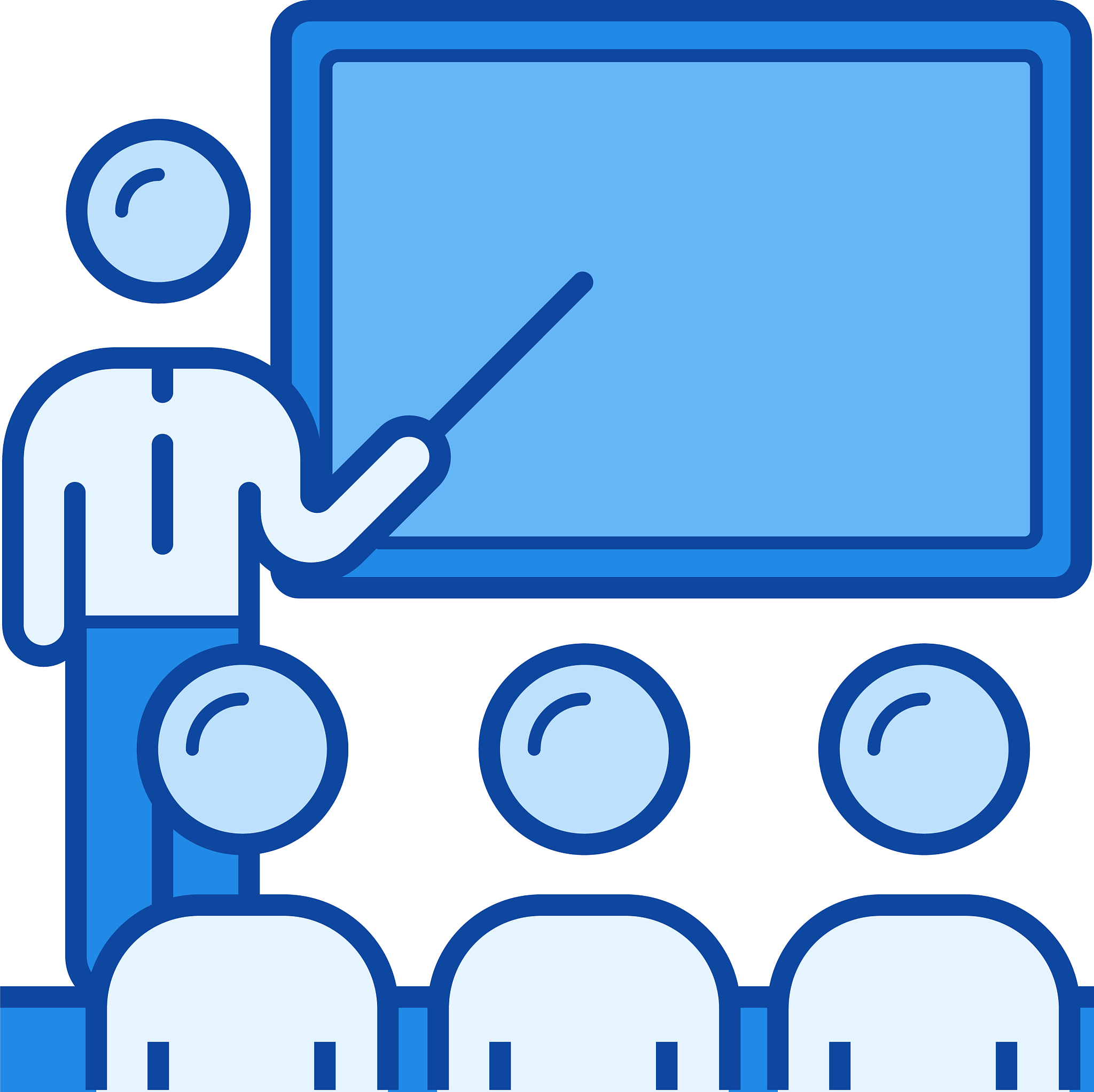 business training line icon