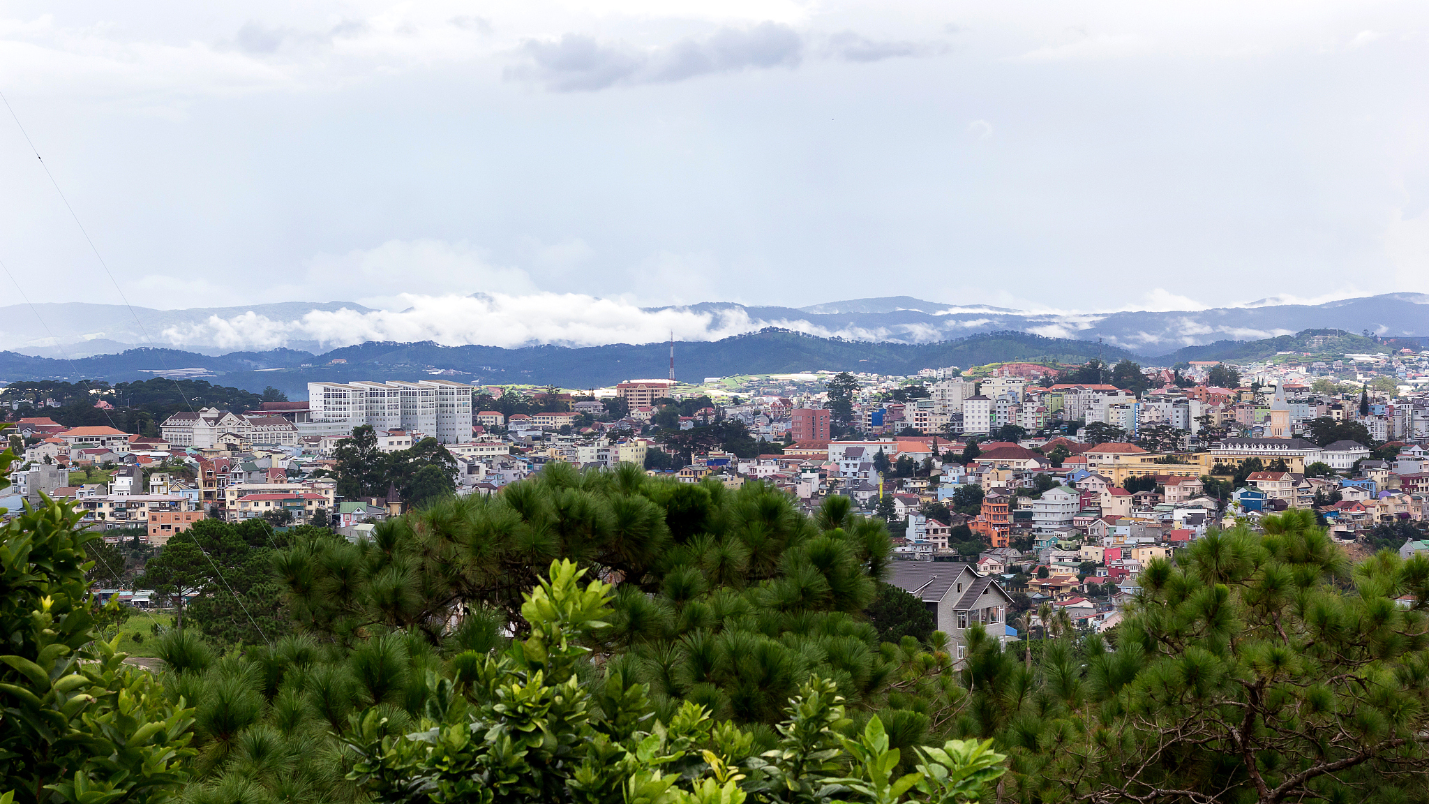 the beautiful city on the mountain in dalat, vietnam