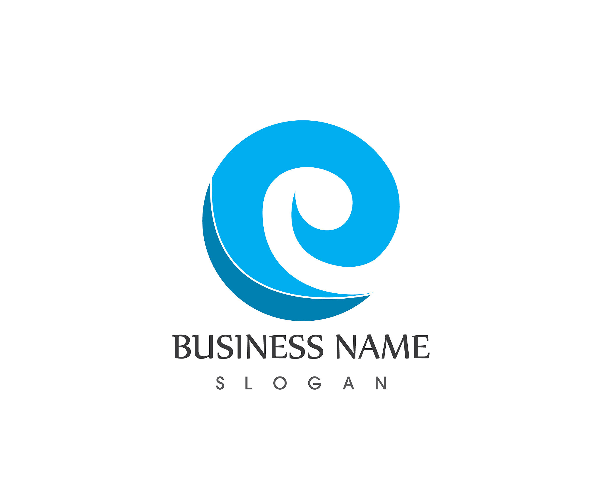 wave beach icon template