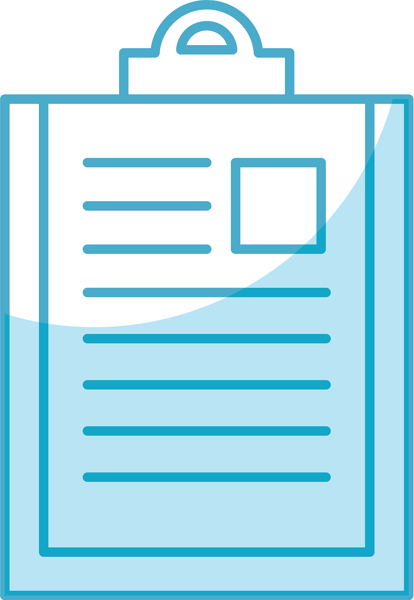 clipboard paper isolated icon
