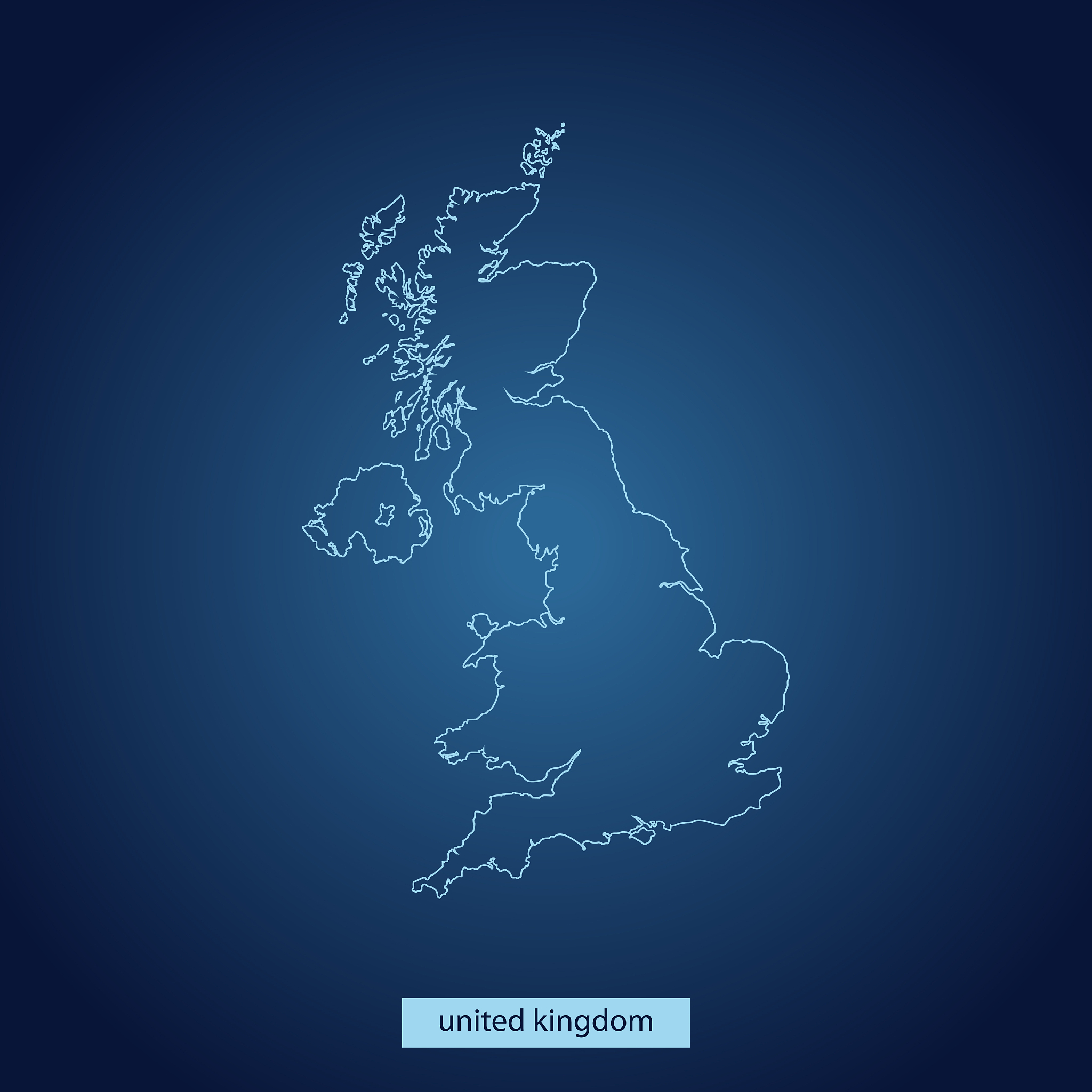 united kingdom  map