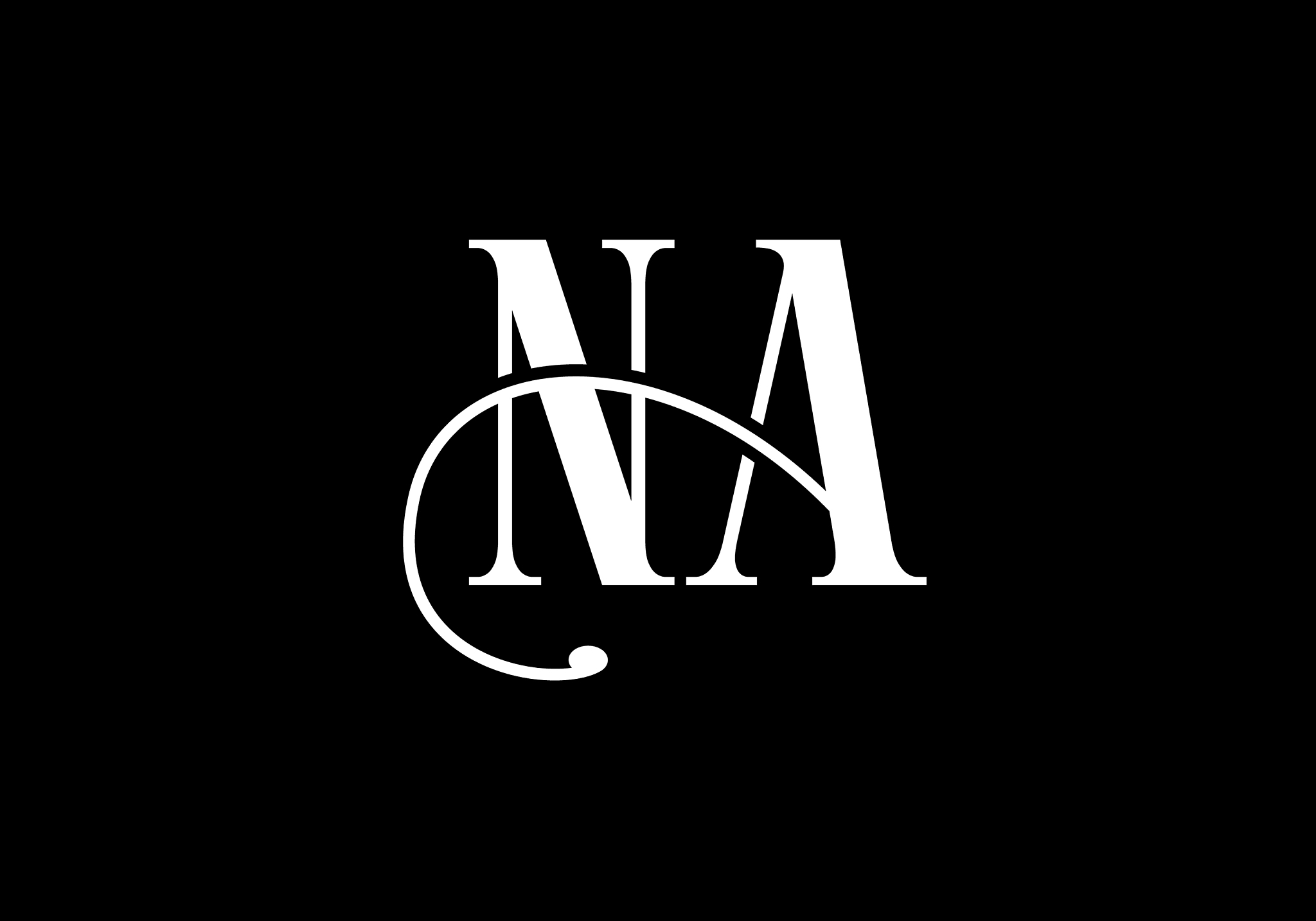 initial monogram letter n a logo design template