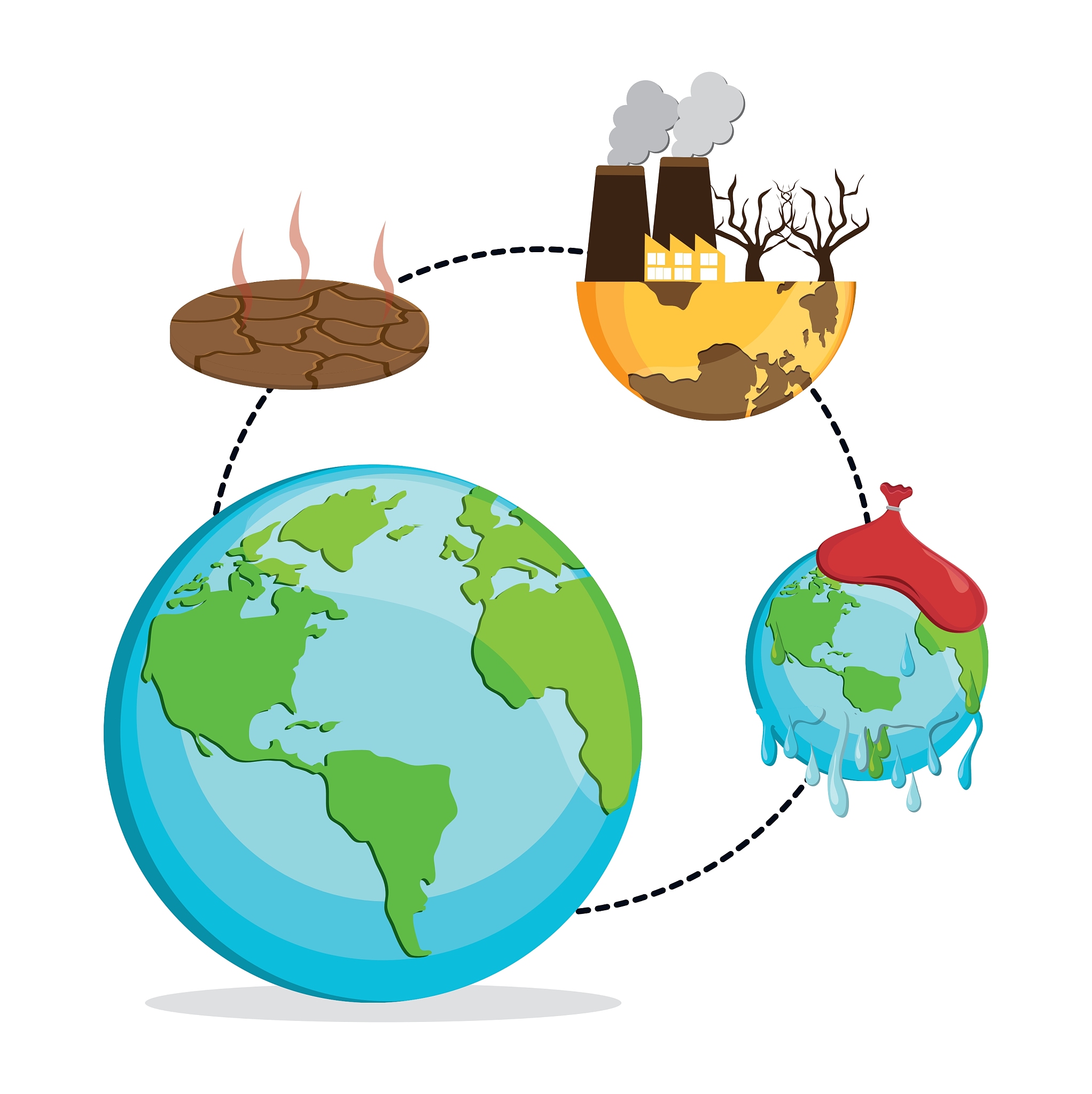 全球气候变化：自然因素和人为因素的影响