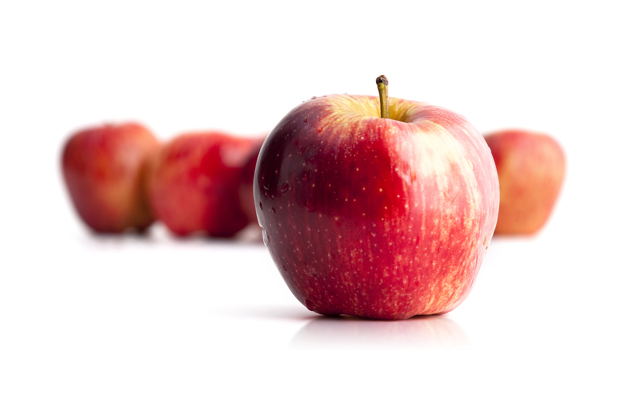 red apples