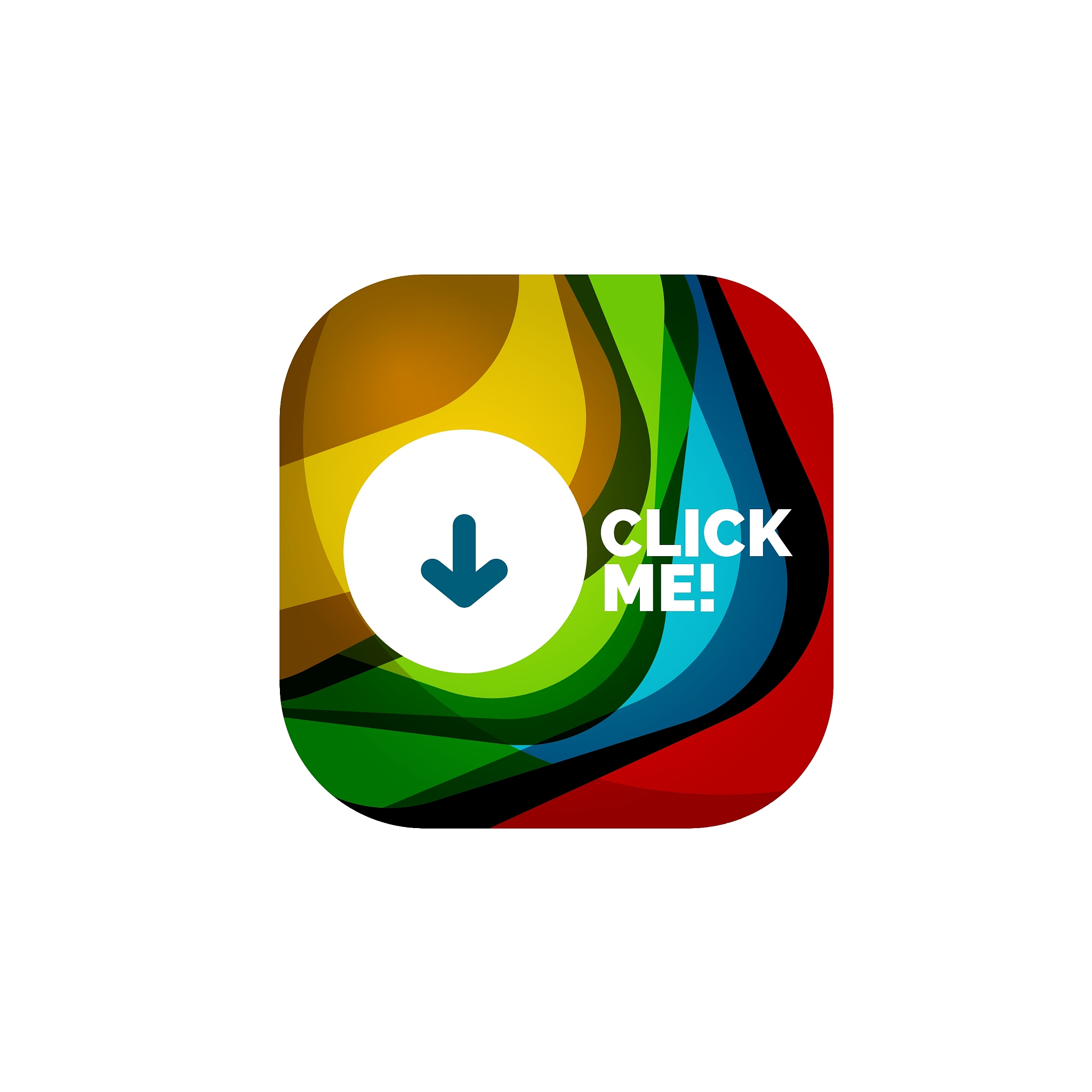 abstract square button template