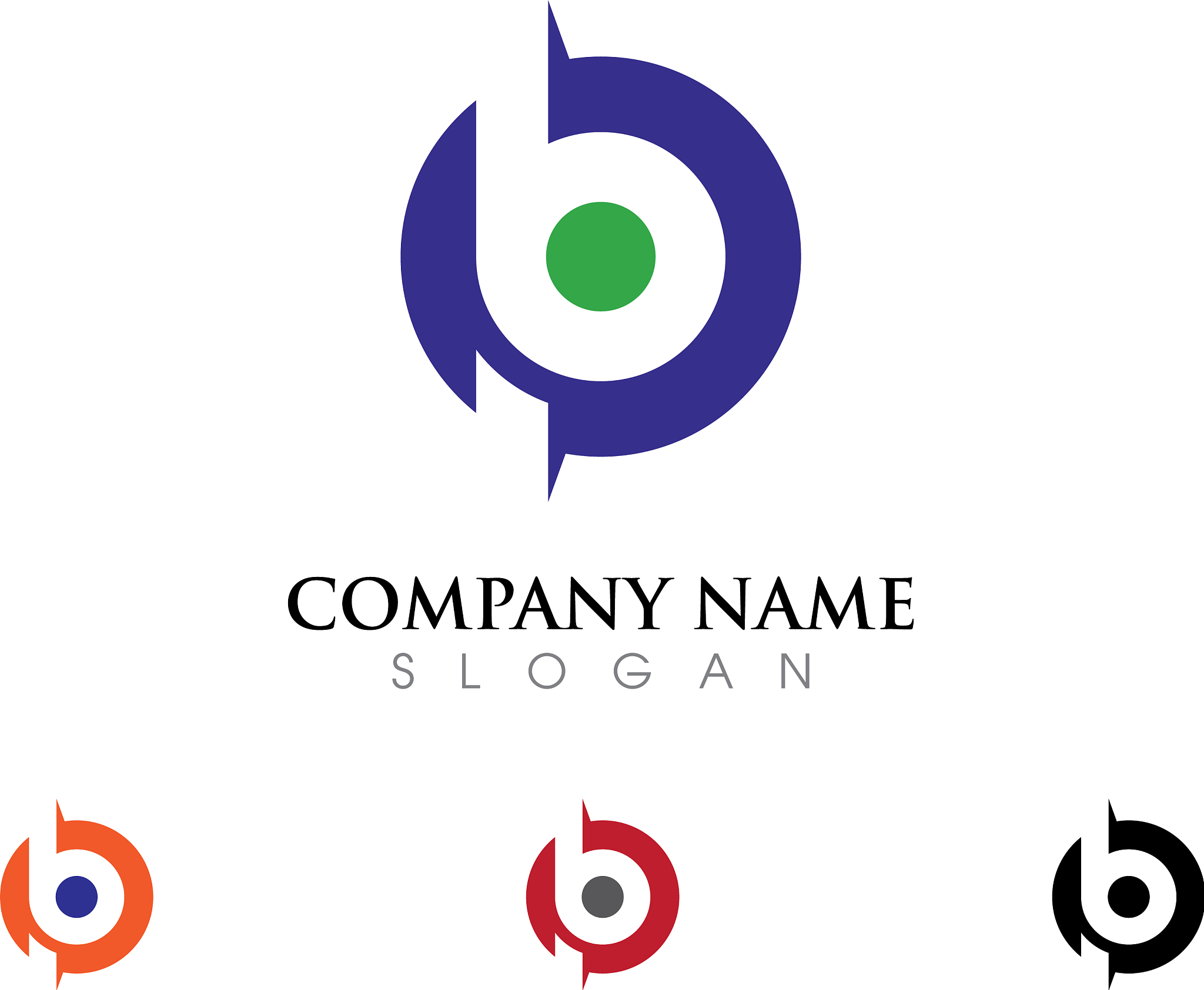 b letter logo
