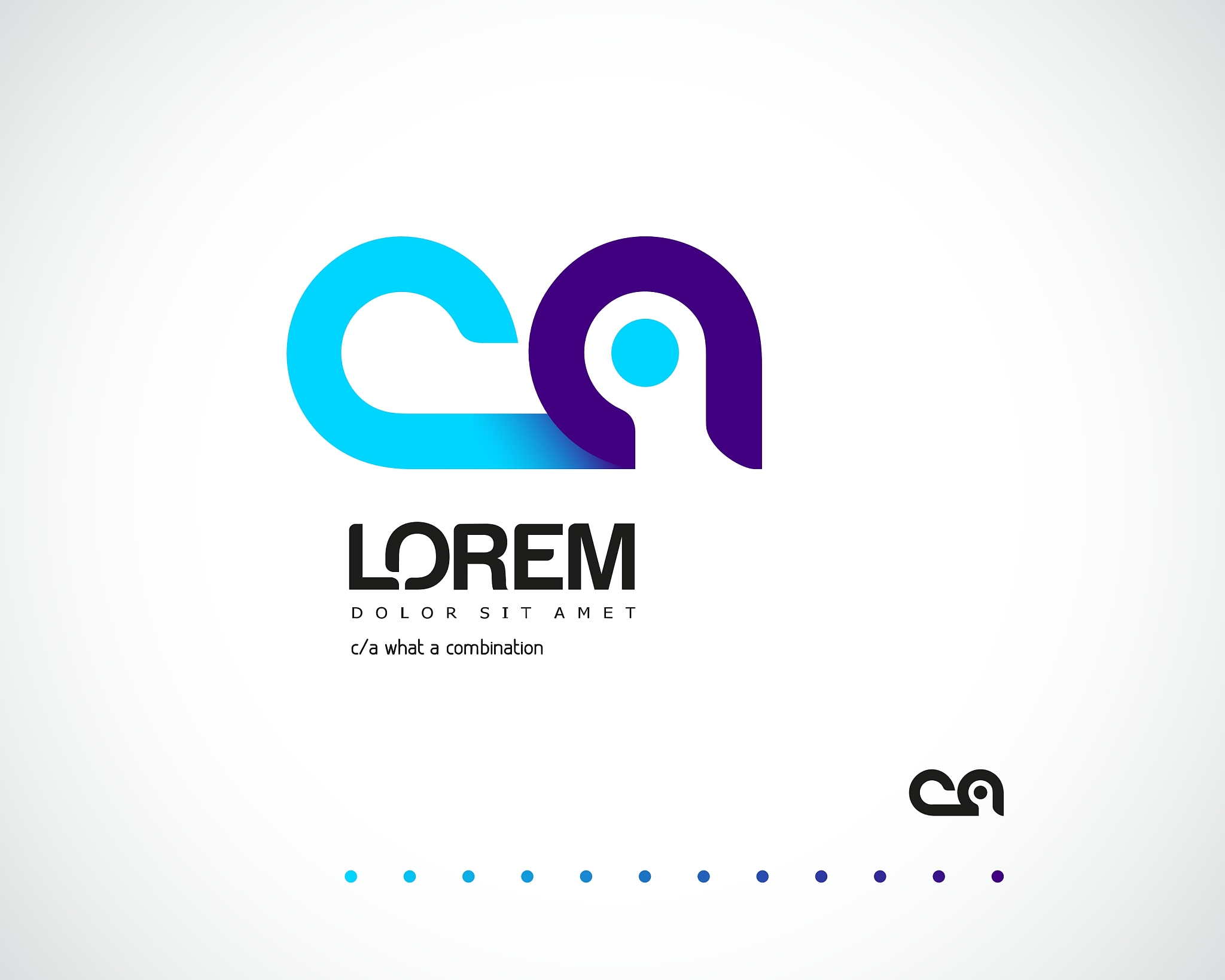 abstract logo design template