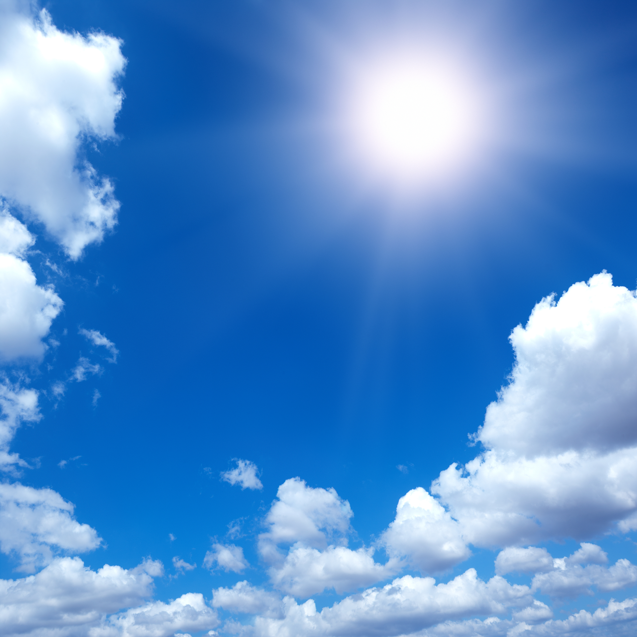 阳光明媚，舒适宜人！今天天气真不错！