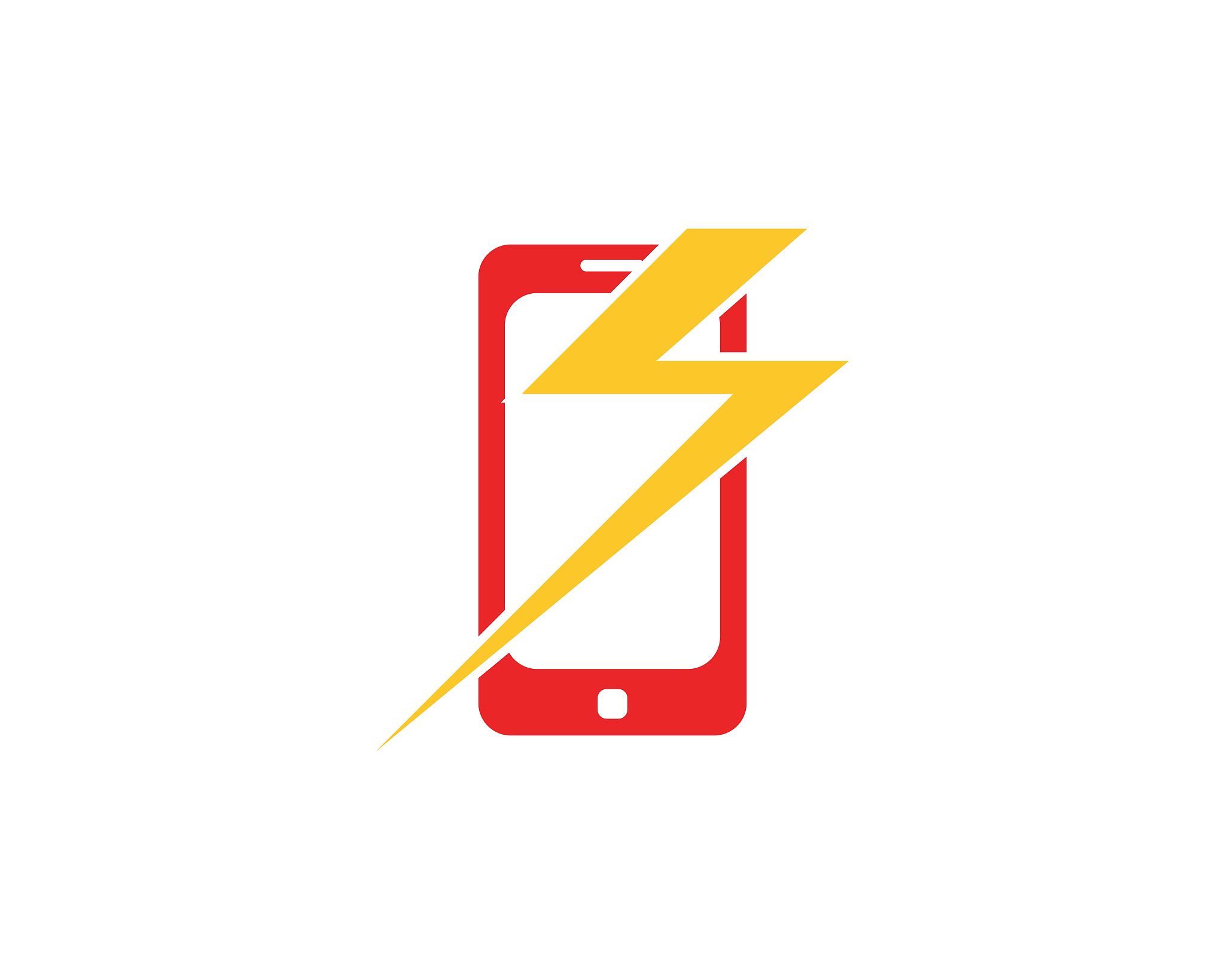 smart phone icon logo template