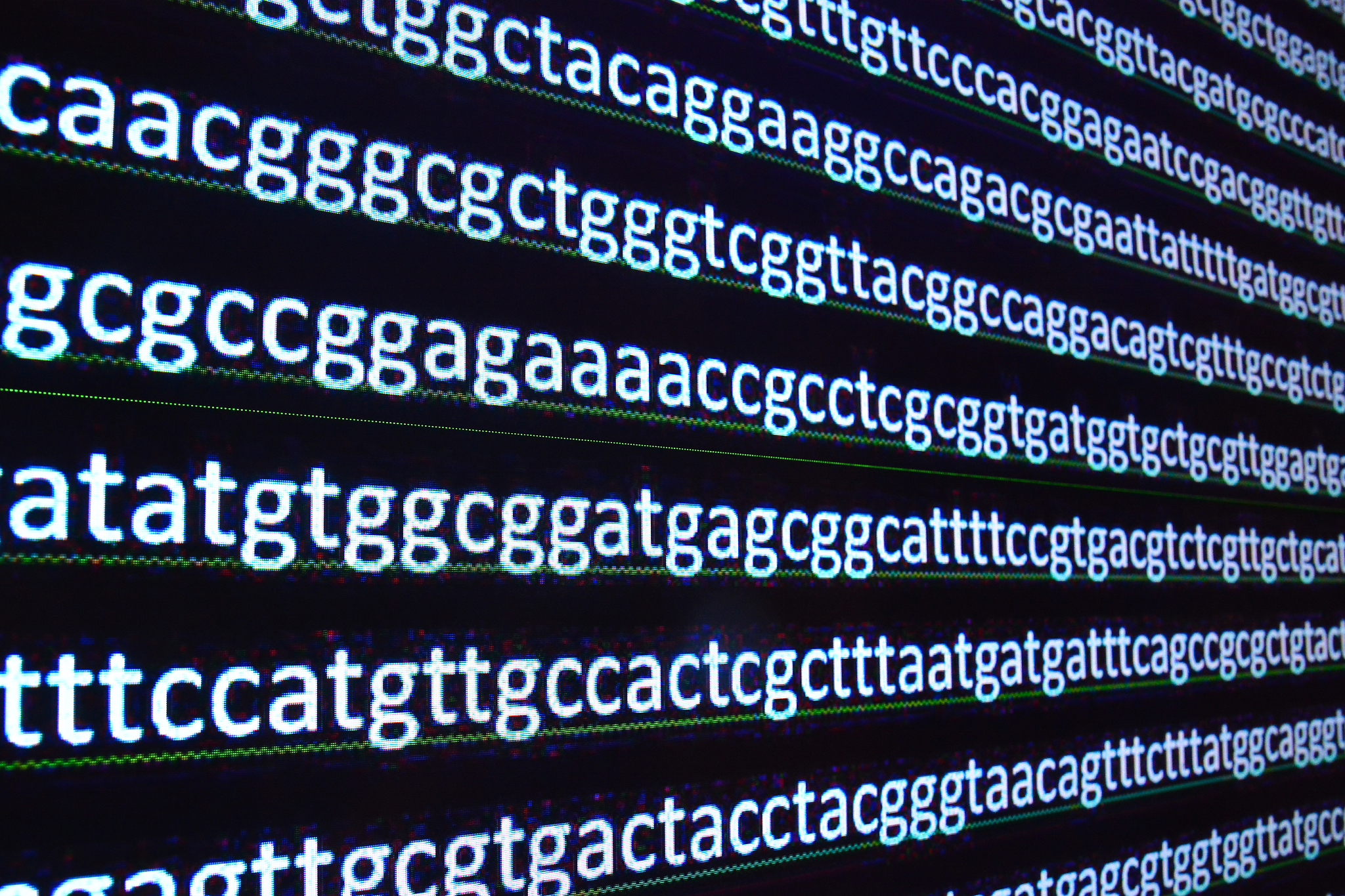 modern technology: dna sequencing.