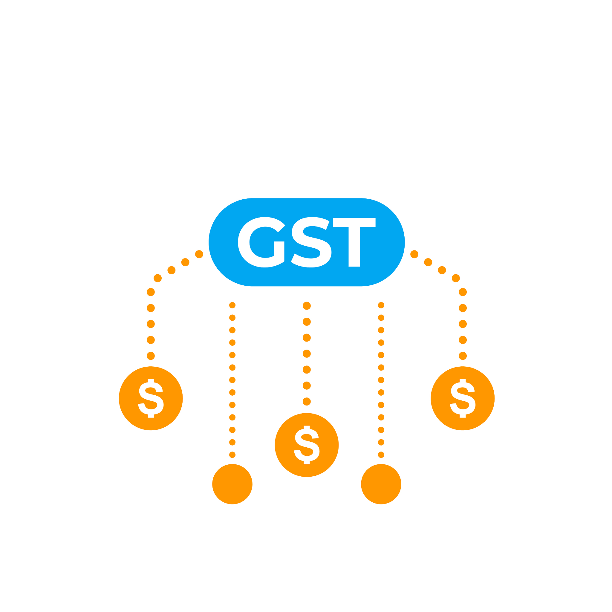 gst goods and service tax taxation icon