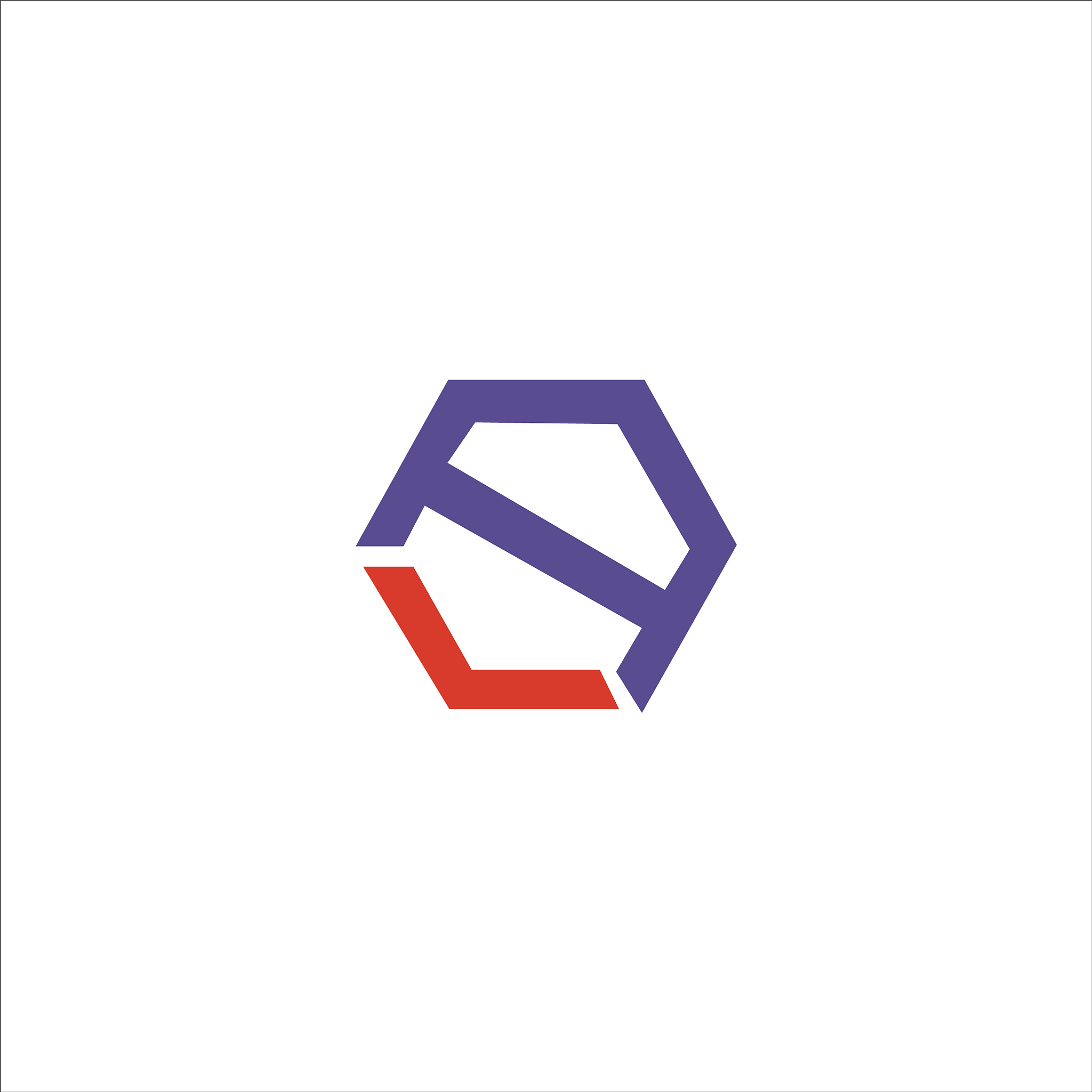 initial letter al or la logo design template