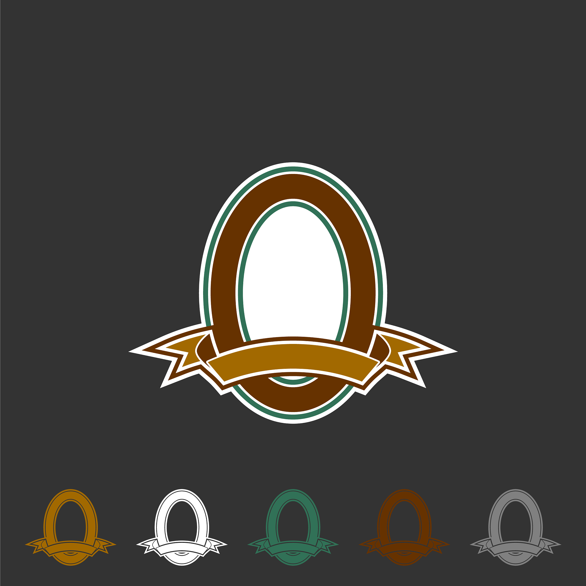 vintage emblem logo template