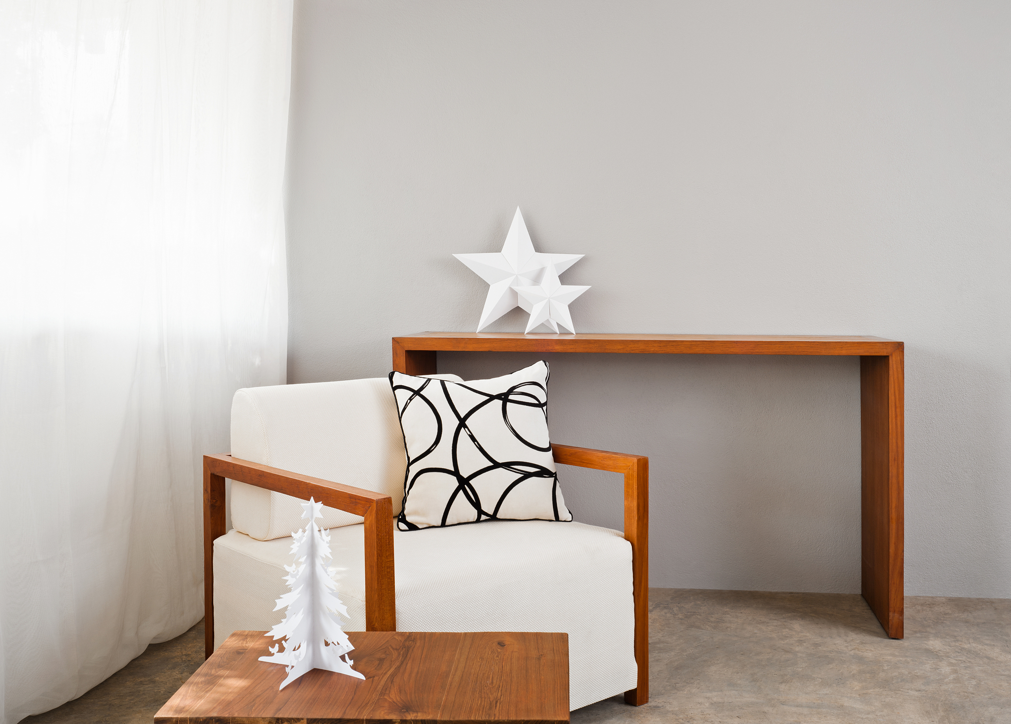 white comfortable sofa seat