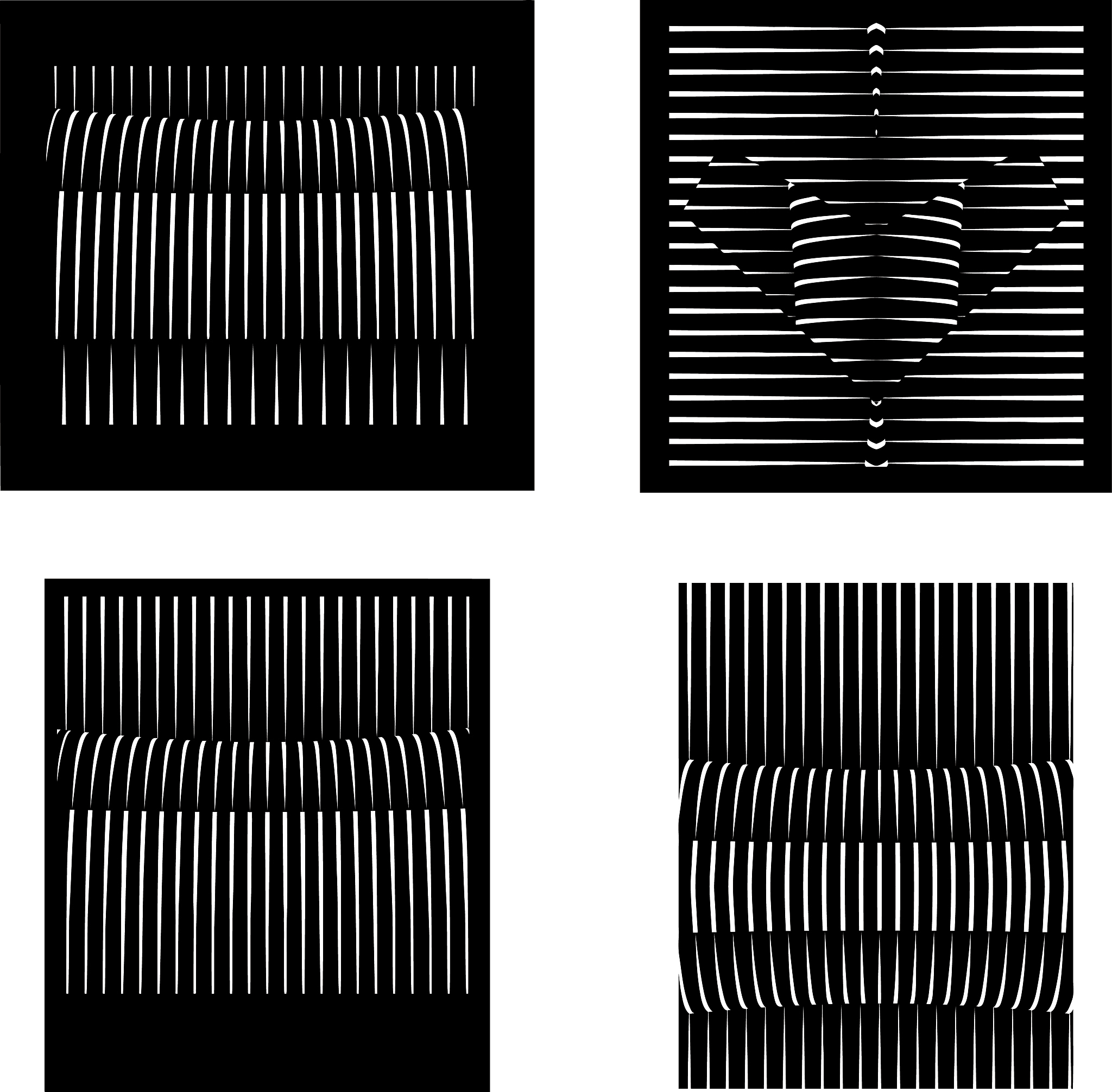 图像平滑导致黑白条纹反转的原因分析