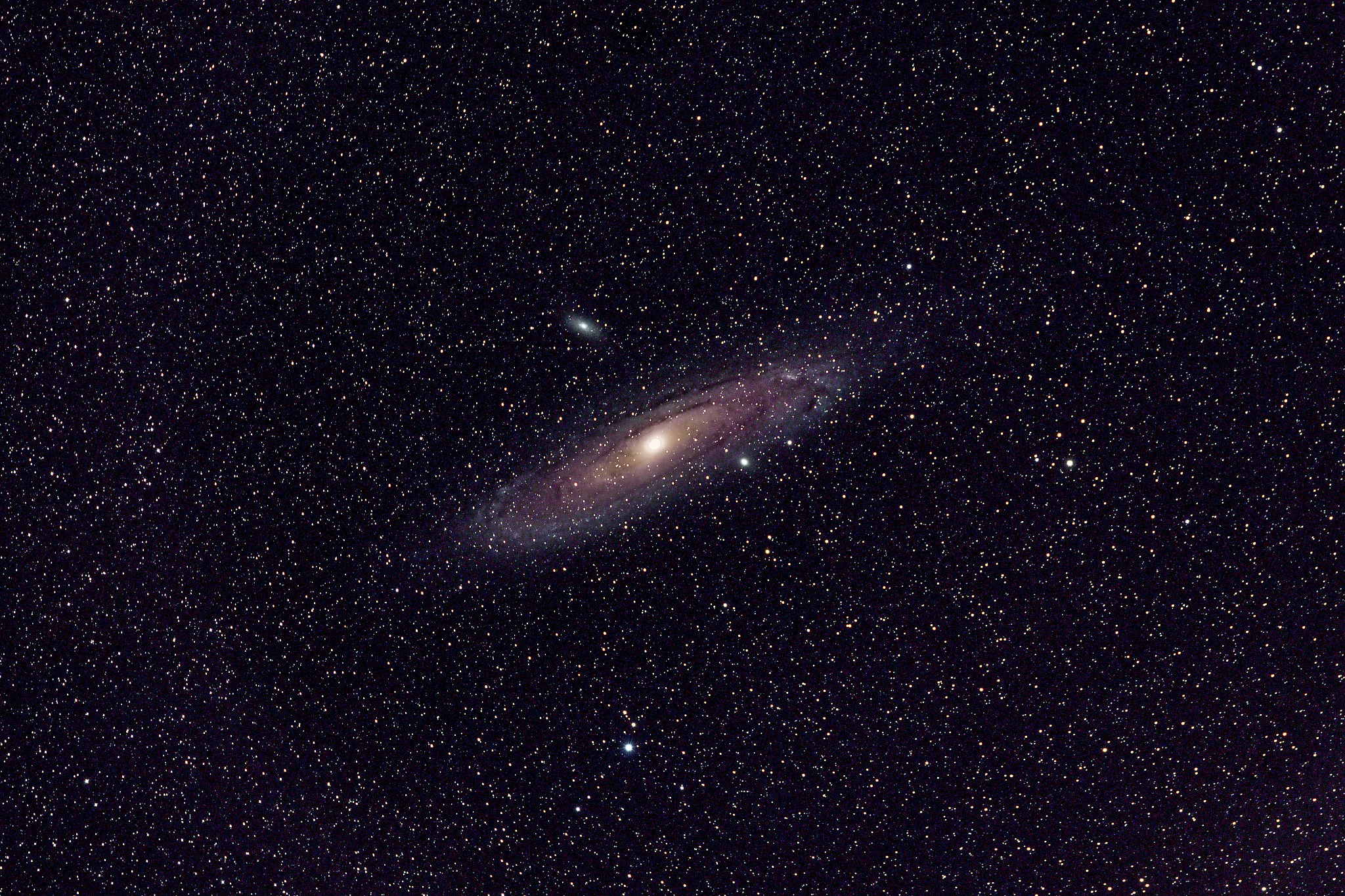 anyshot is possible andromeda (m31) and m32 galaxy