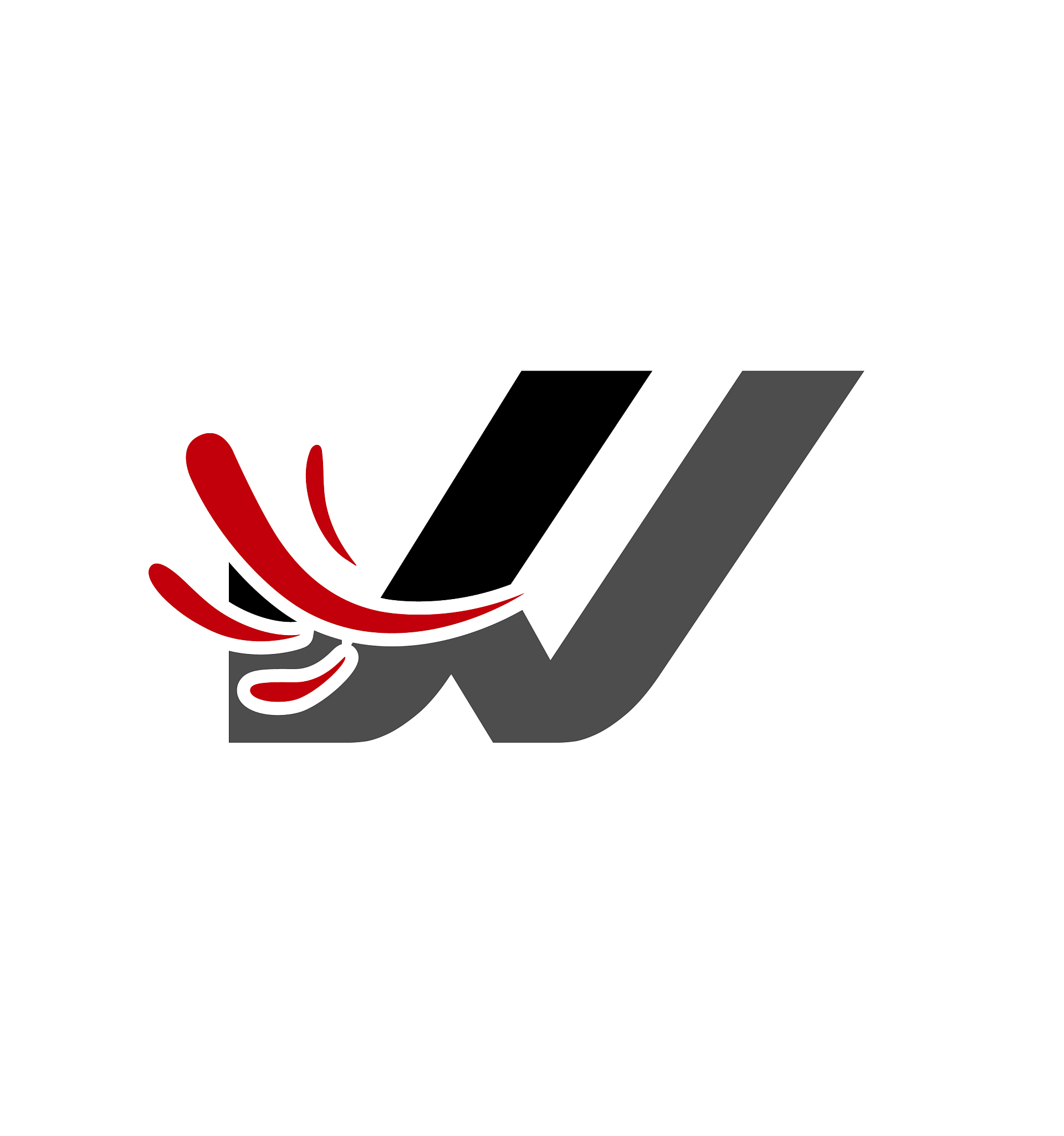 letter w logo icon design template elements