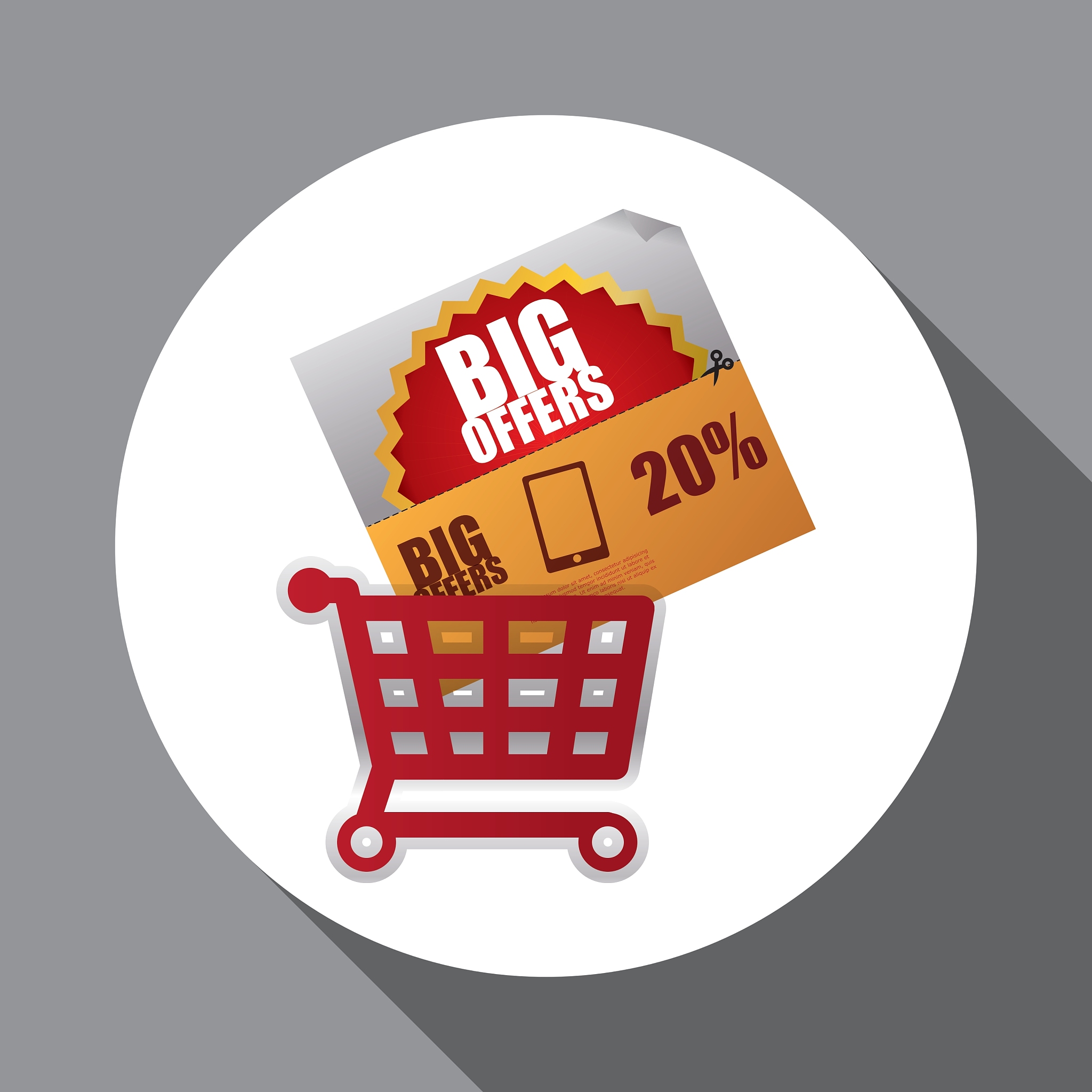 sale design offer icon isolated