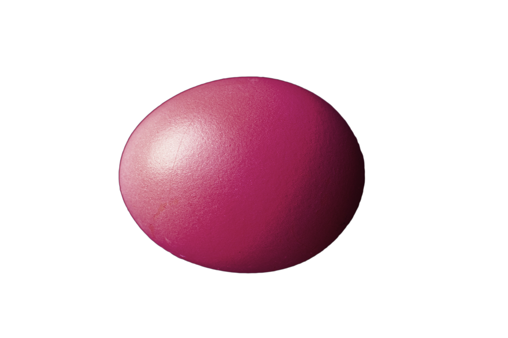 beautiful colored easter egg isolated on a white background. the