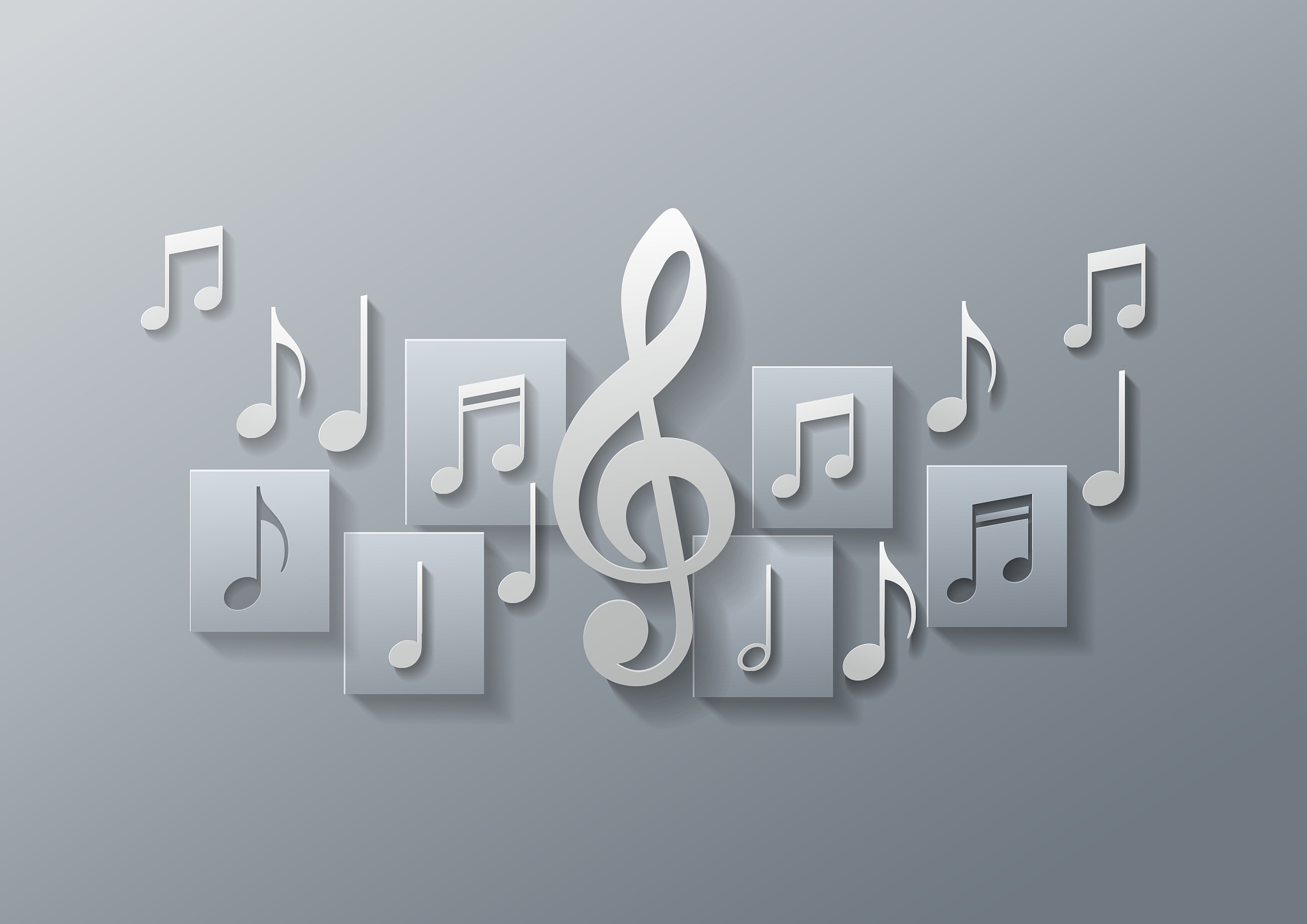 music notes background