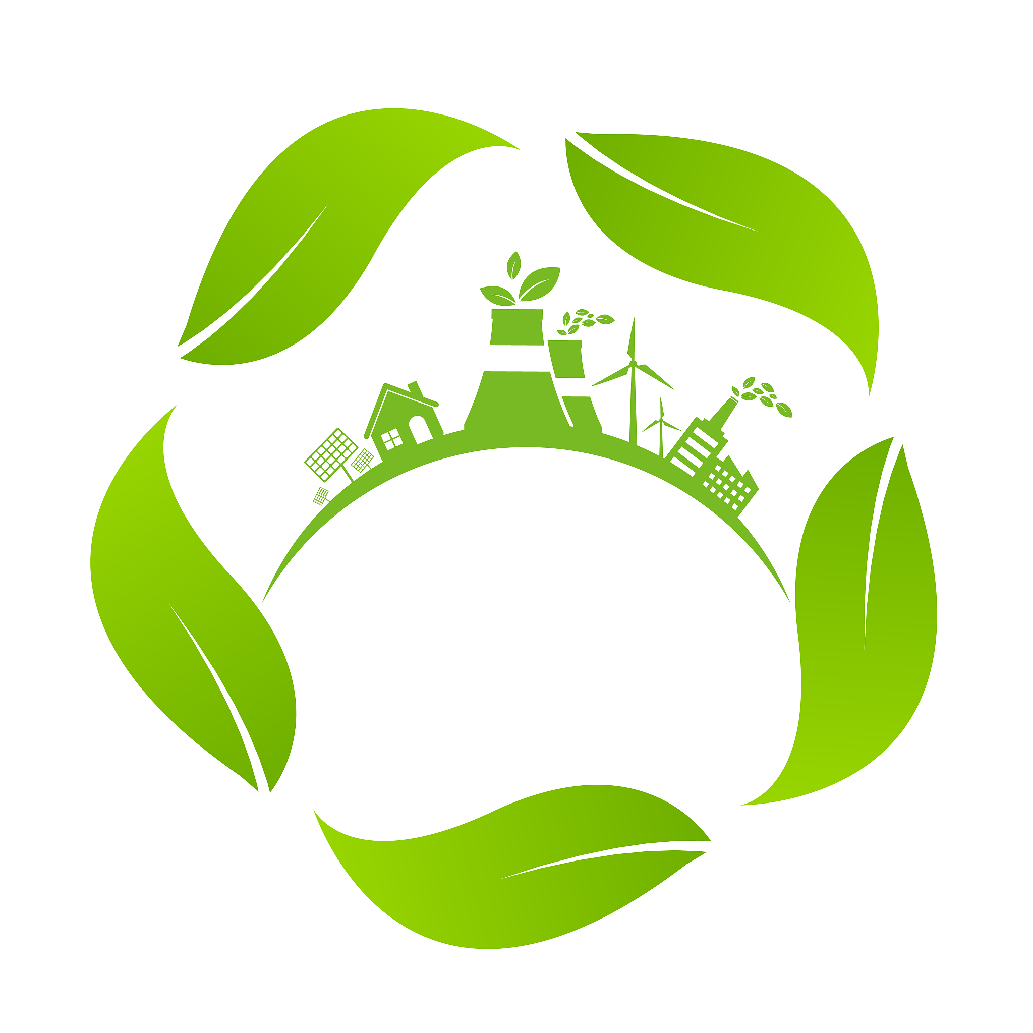 ecology concept  clean energy, save nature green environmentally