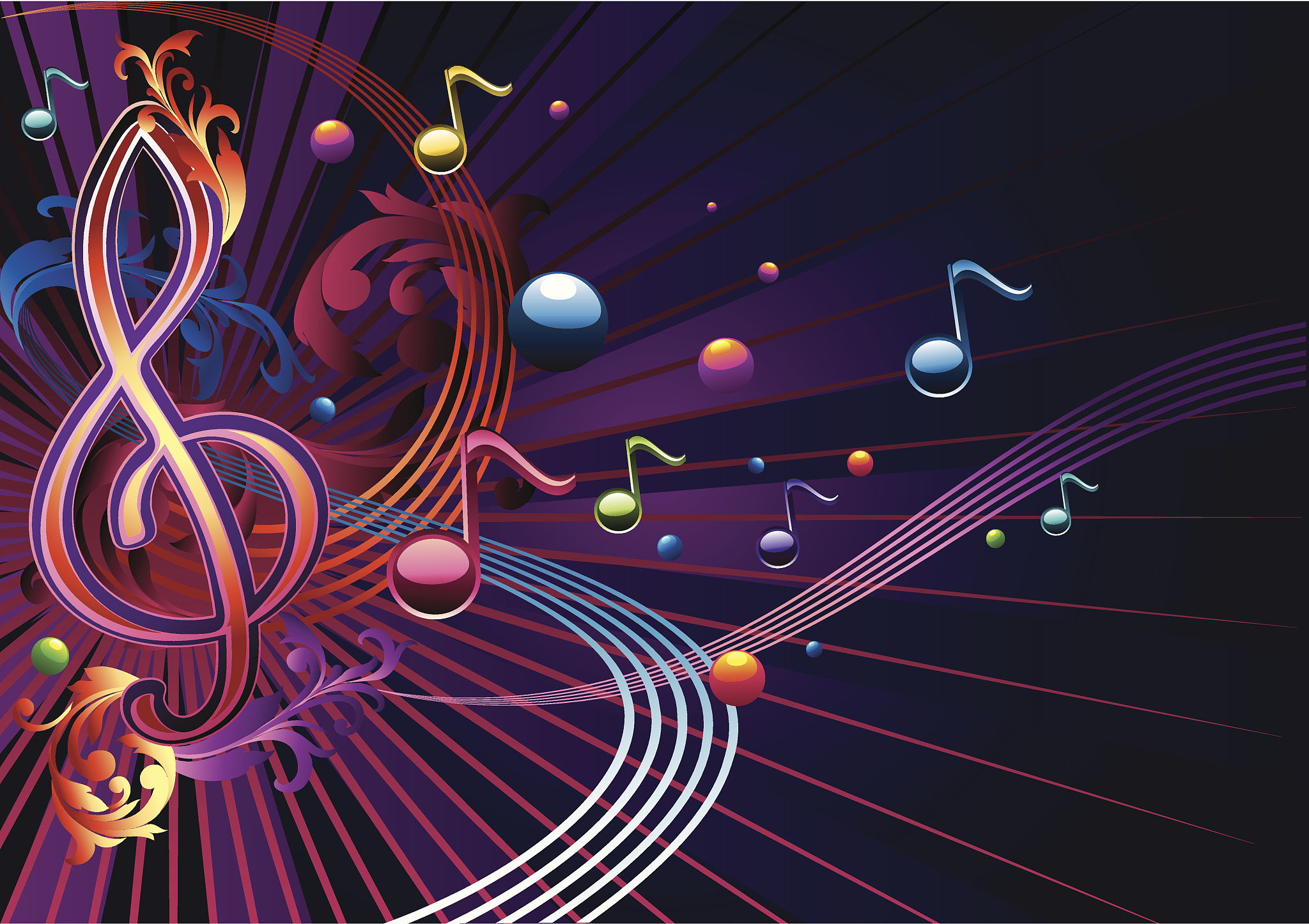 ornate clef