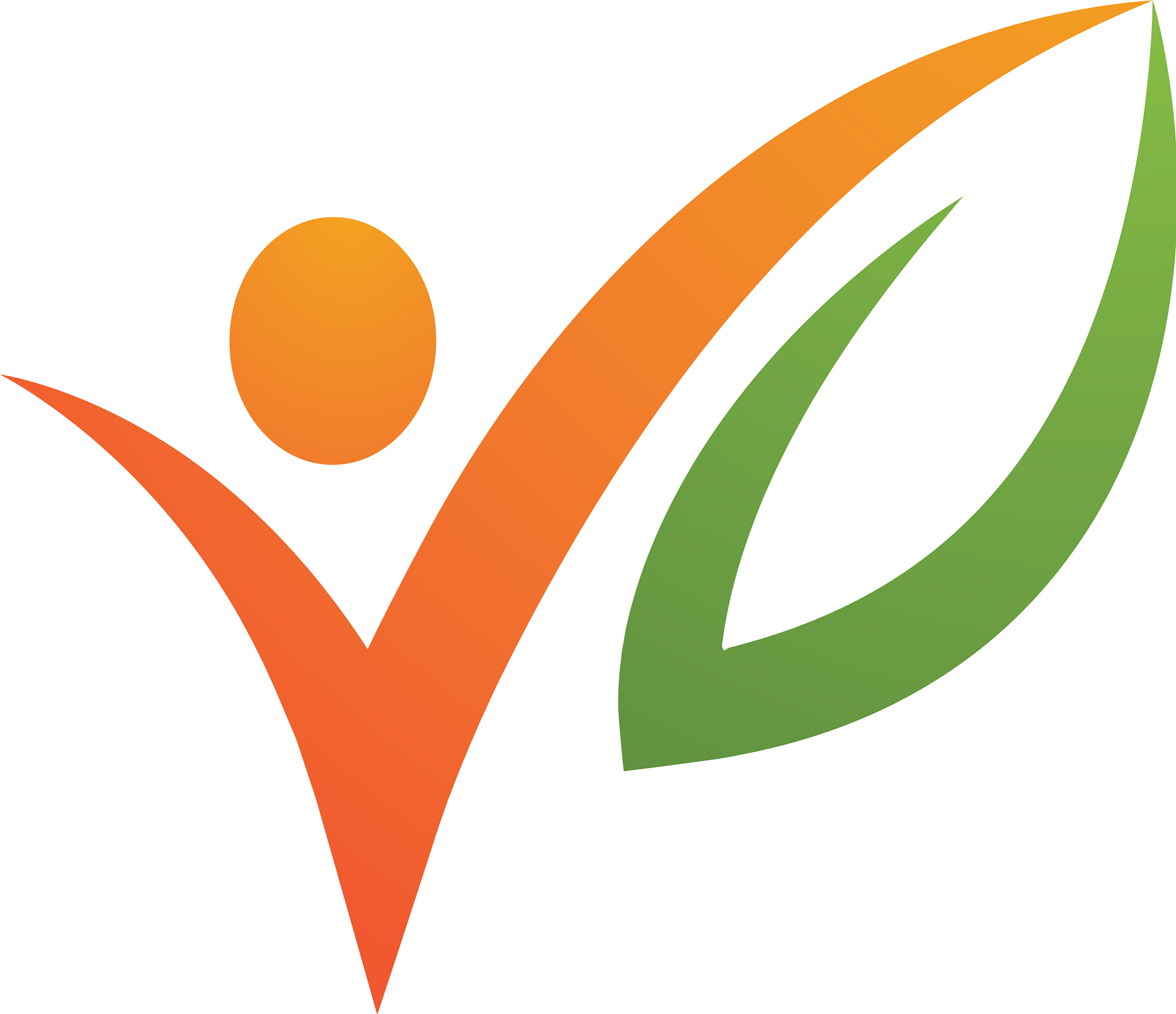 human character logo sign