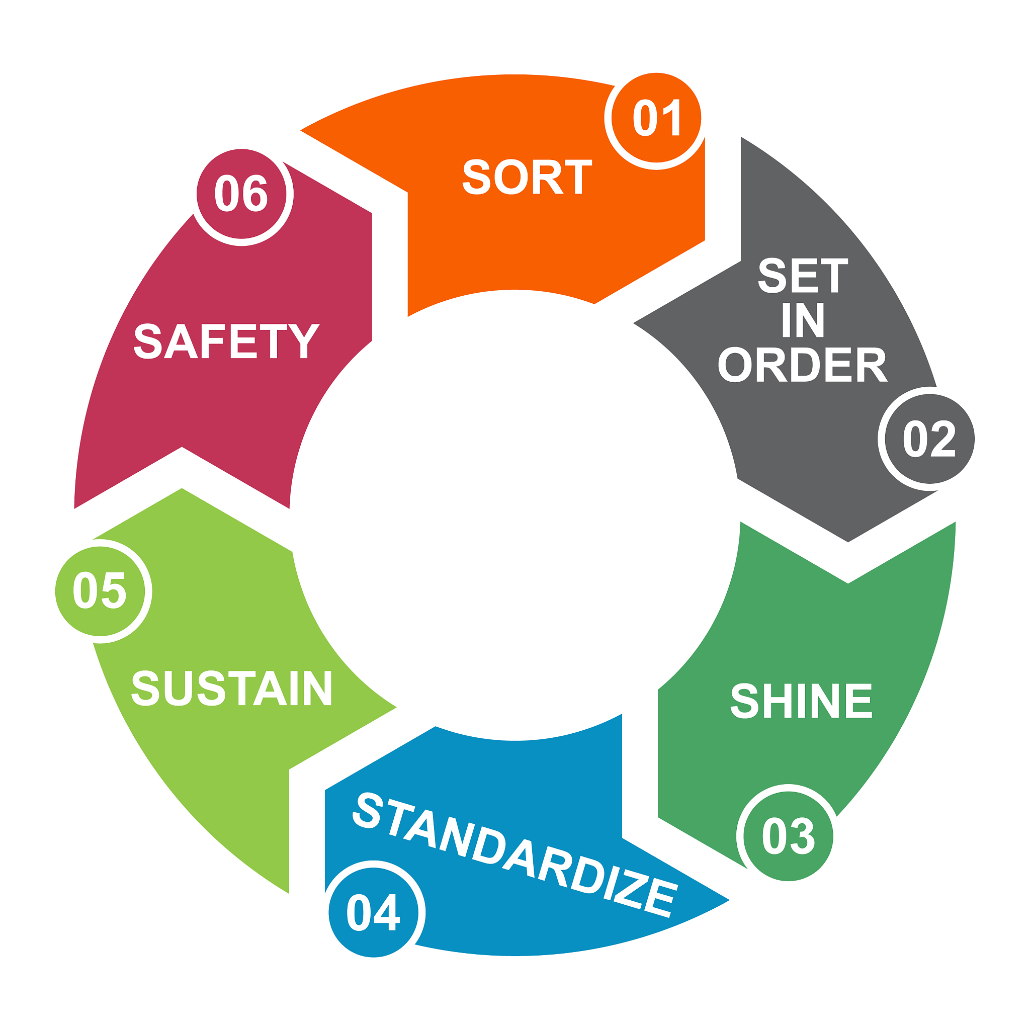 6s process for company sort shine sustain