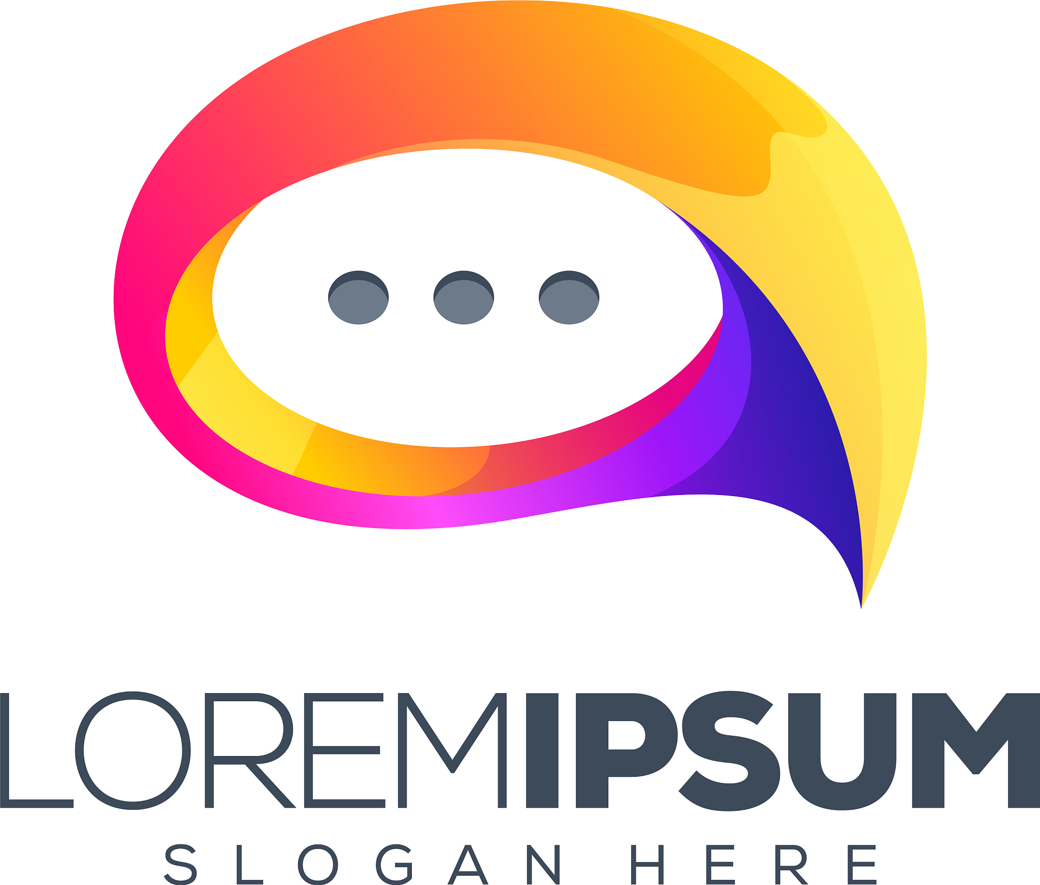 chat logo design