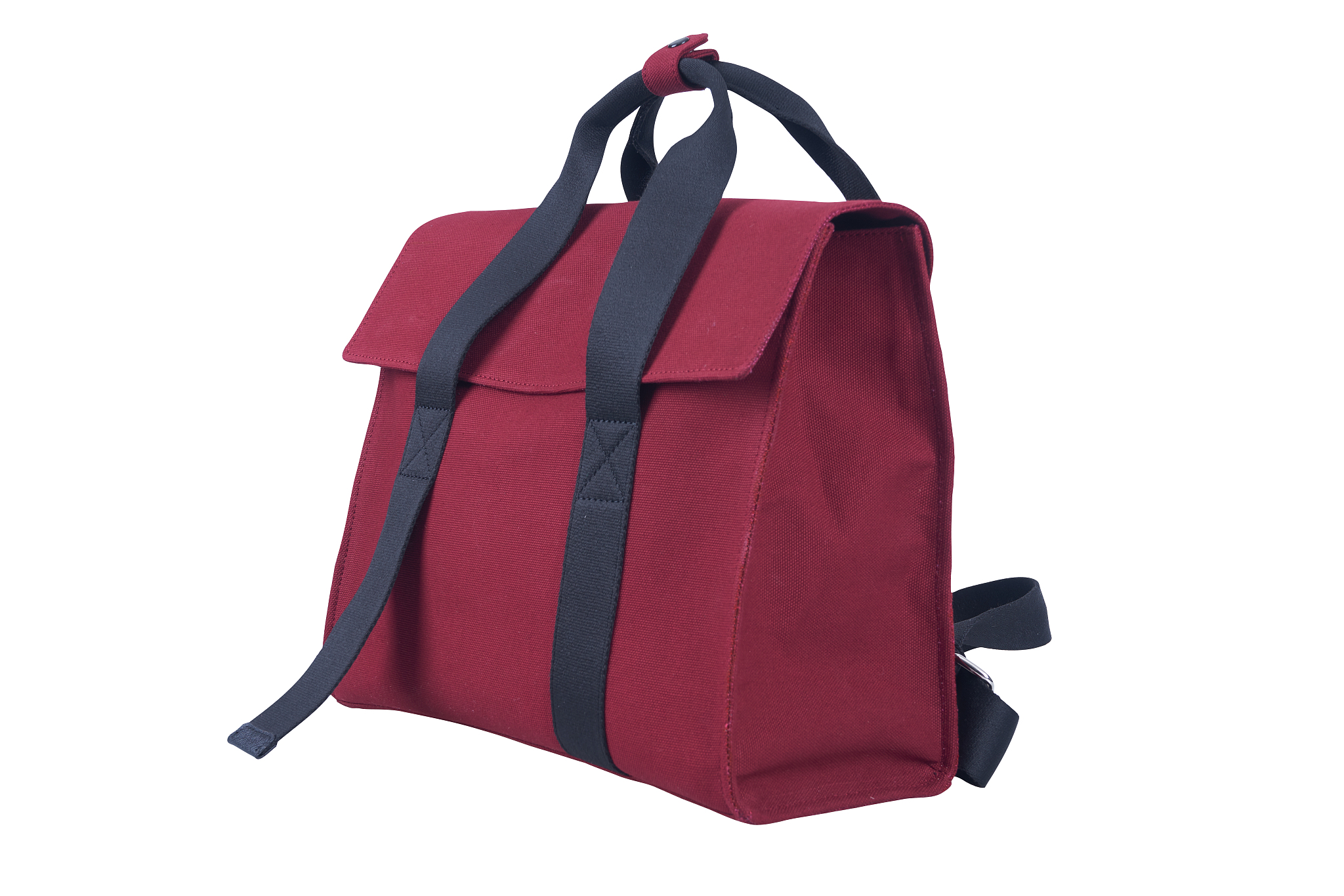red messenger bag