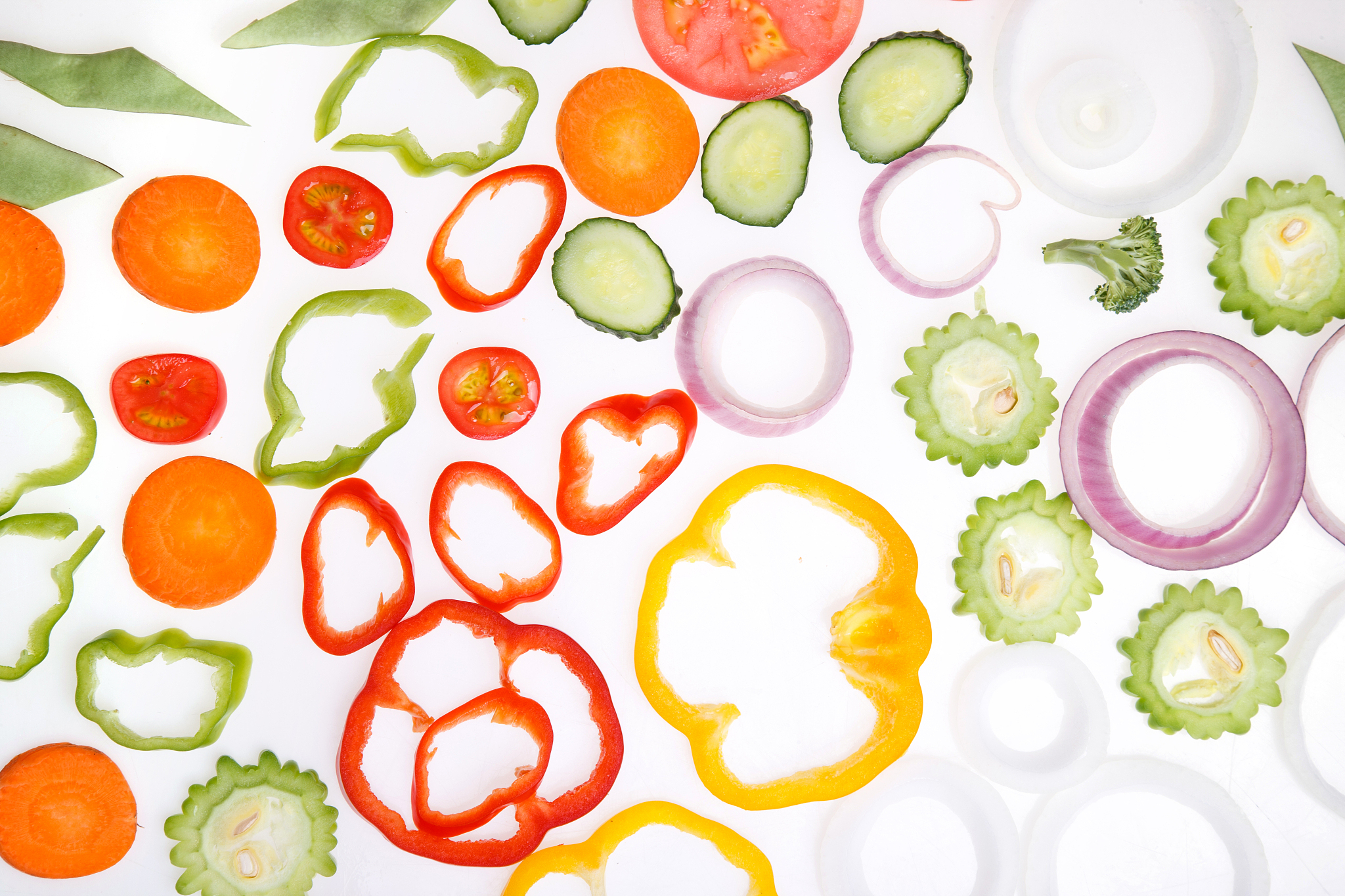 我这里有青椒洋葱鸡蛋黄瓜胡萝卜花菜番茄这几种食材请你根据这几种食材按最健康的原则给我做一份一个星期的菜单弄告诉我每道菜的做法