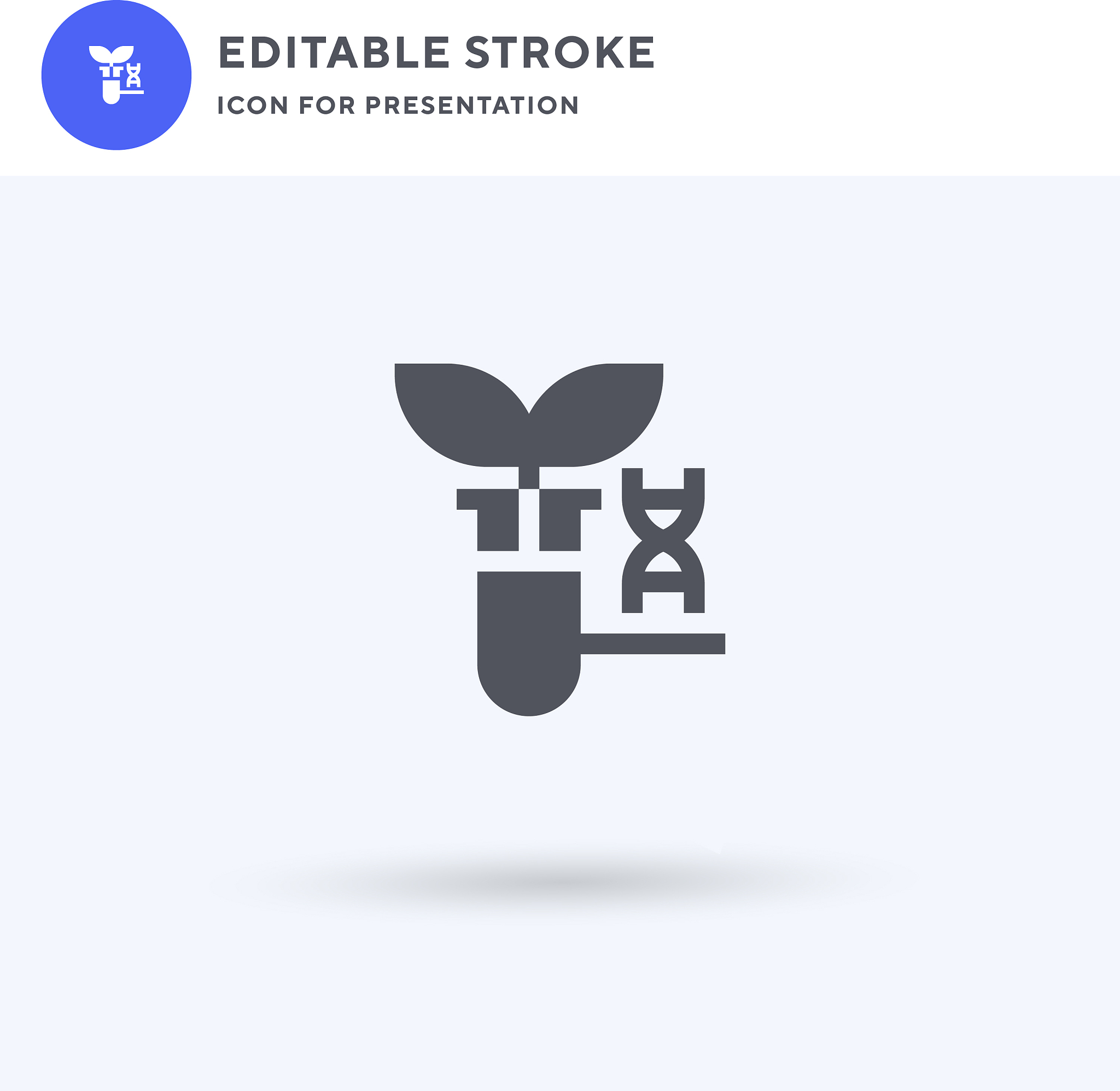 genetic engineering icon filled flat sign