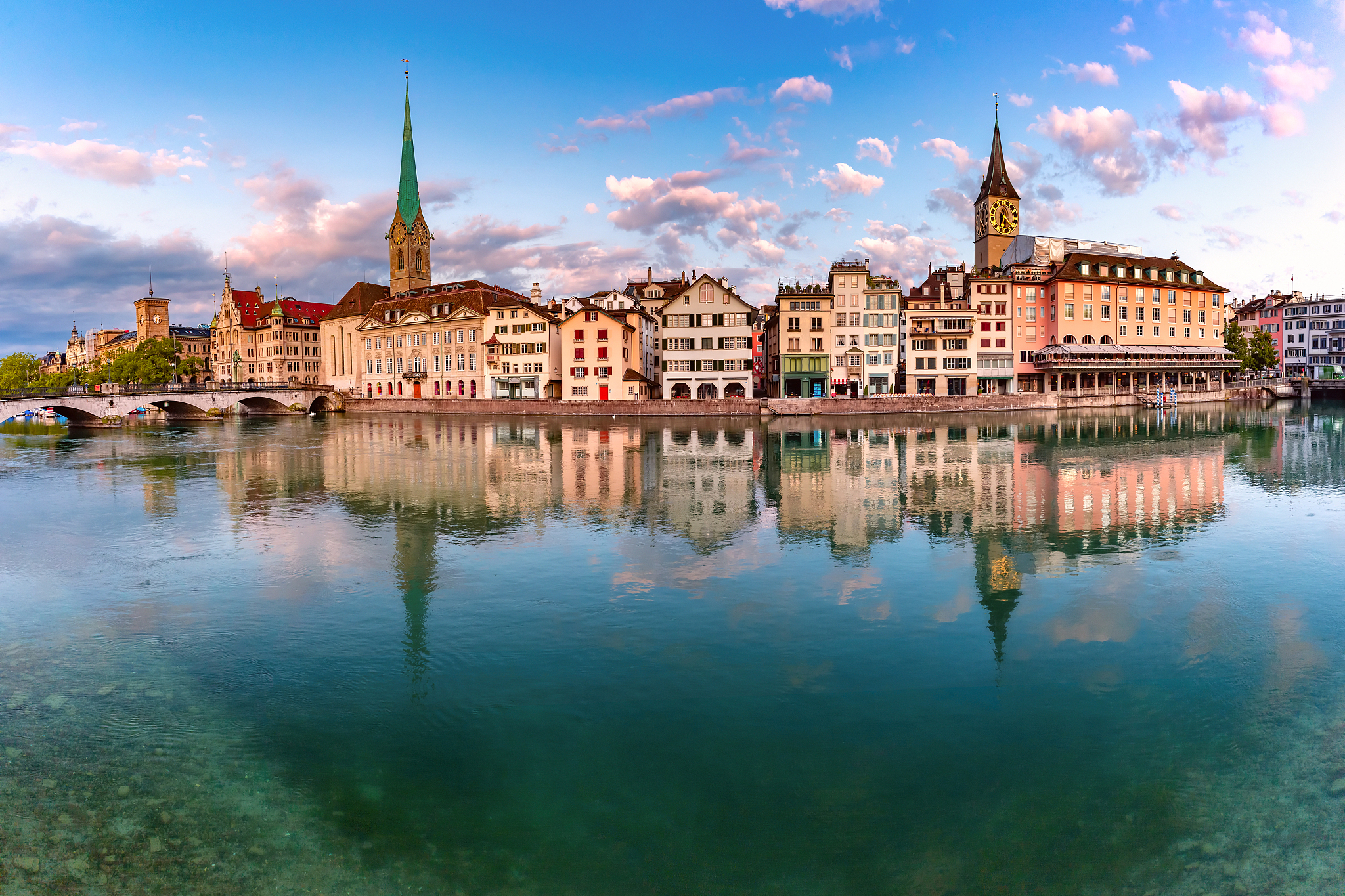 zurich, the largest city in switzerland