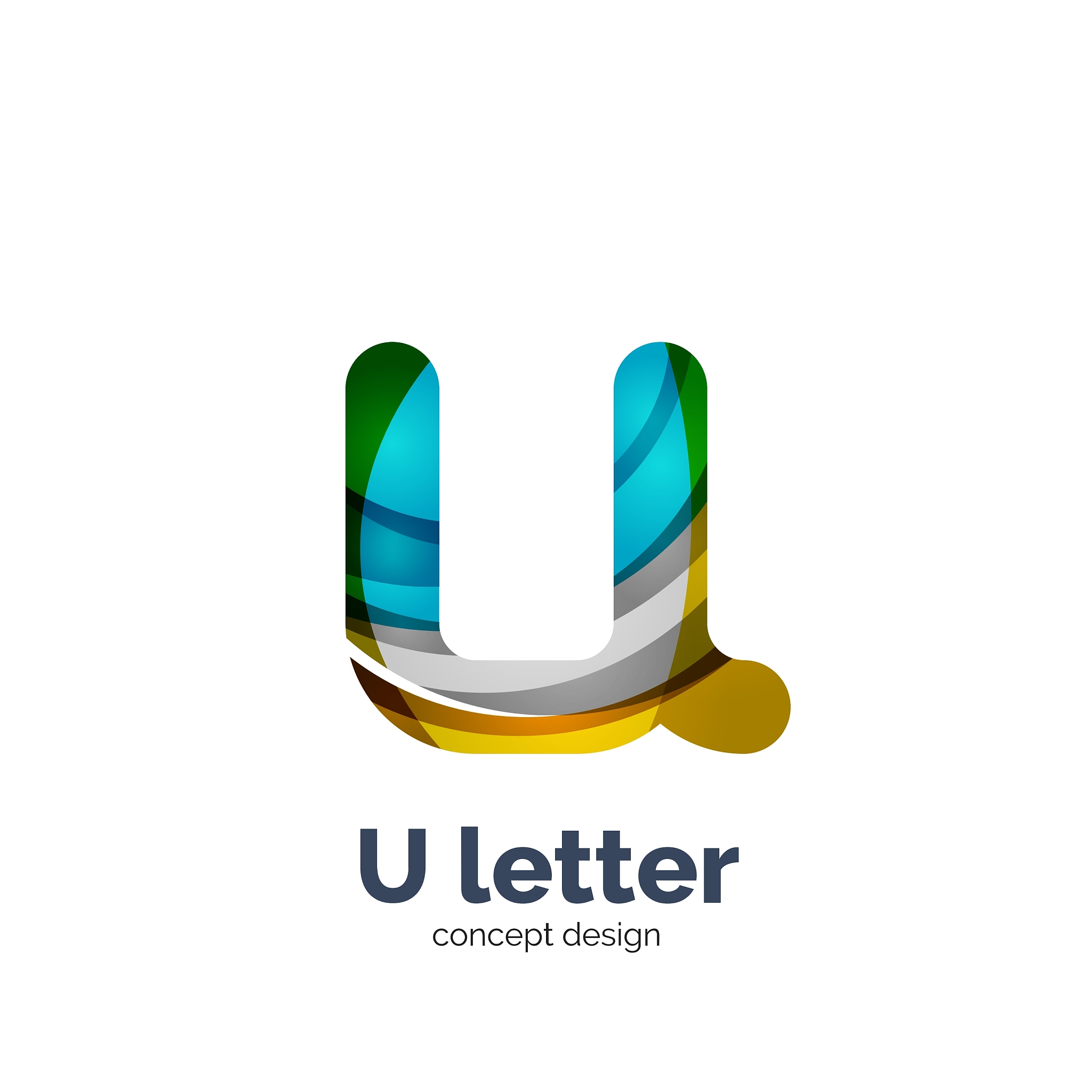 letter u logo