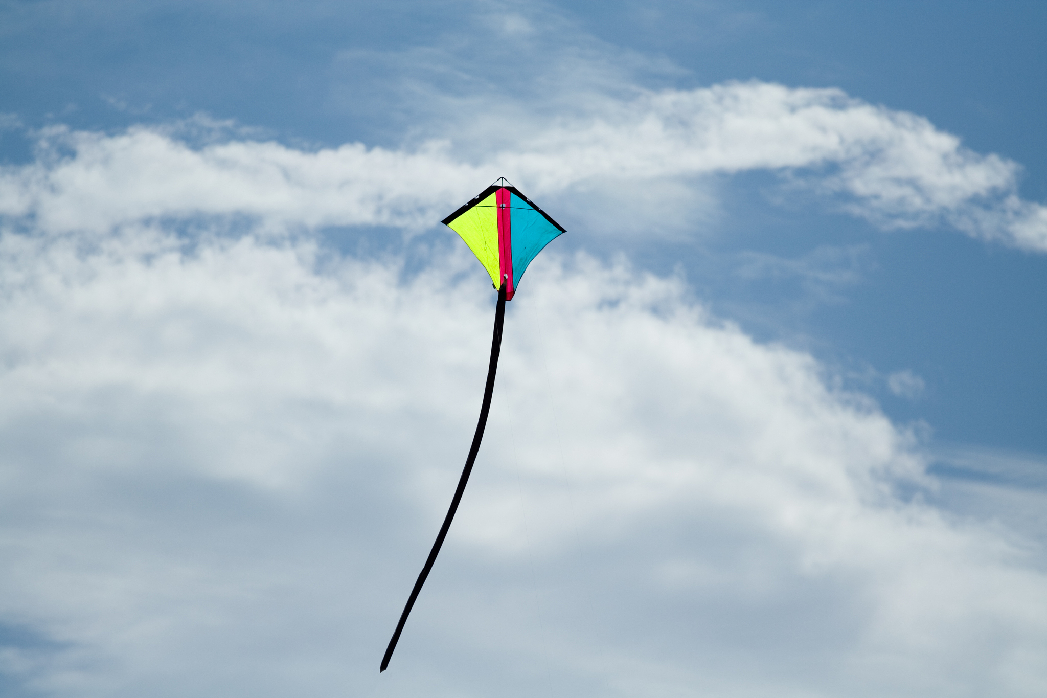 flying kite
