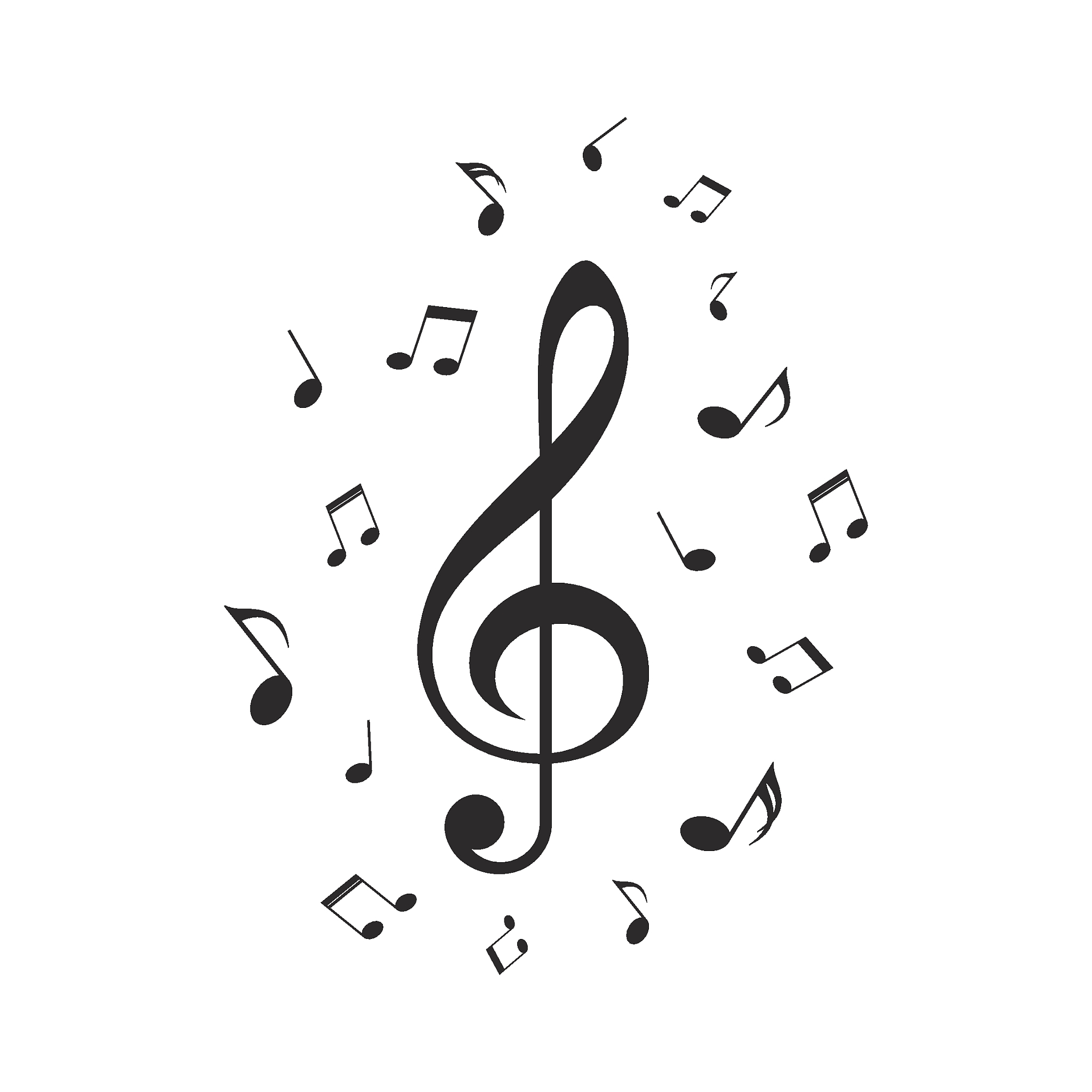 music note vector illustration template