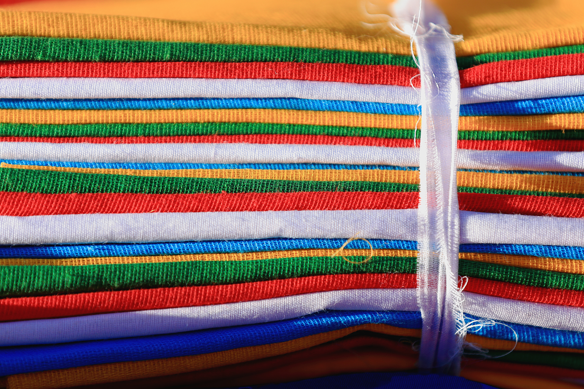 rolls of buddhist prayer flags. lhasa-tibet. 1354